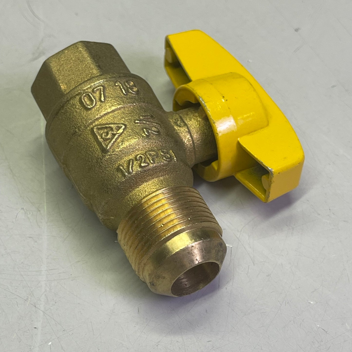 BRASSCRAFT (5 PACK) Gas Ball Valve Flare x FIP Straight 5/8" OD x 1/2" Brass