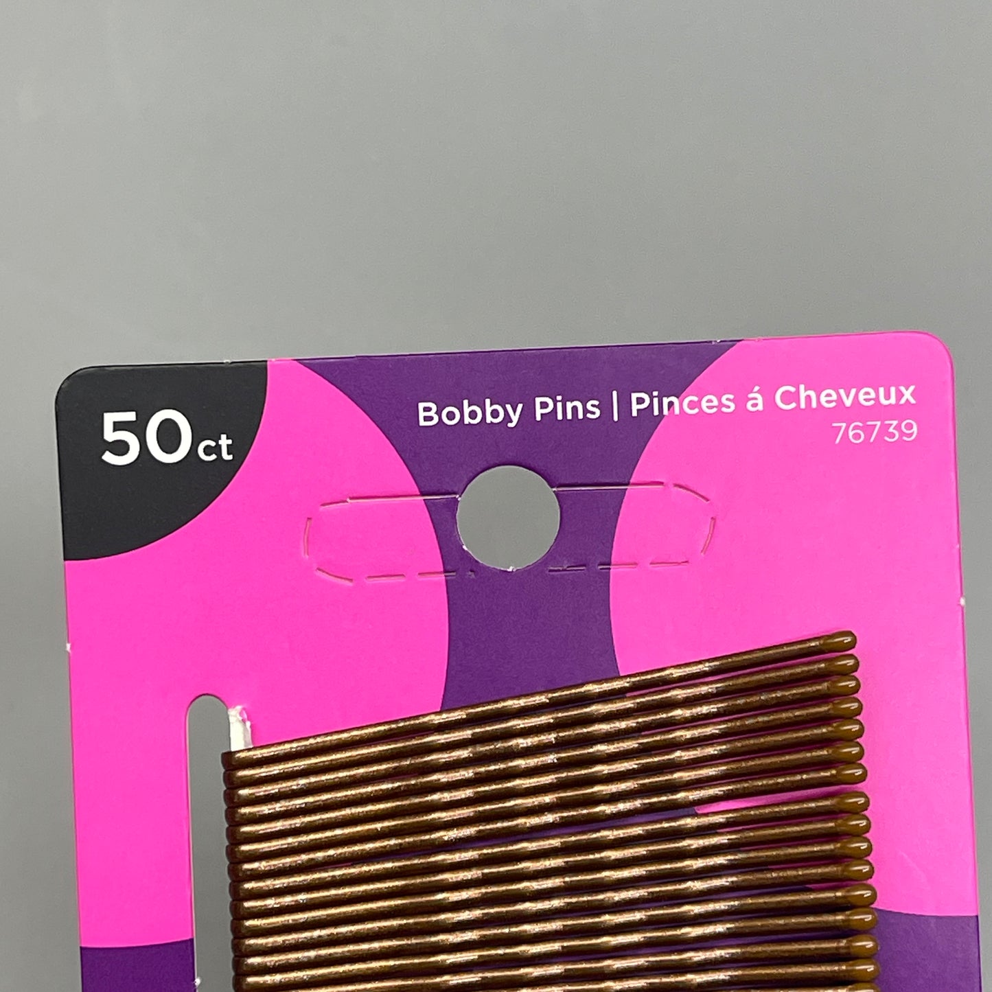 GOODY 3 Sets of 50! Metallic Bobby Pins Brunette 150 CT 3000465 (New)