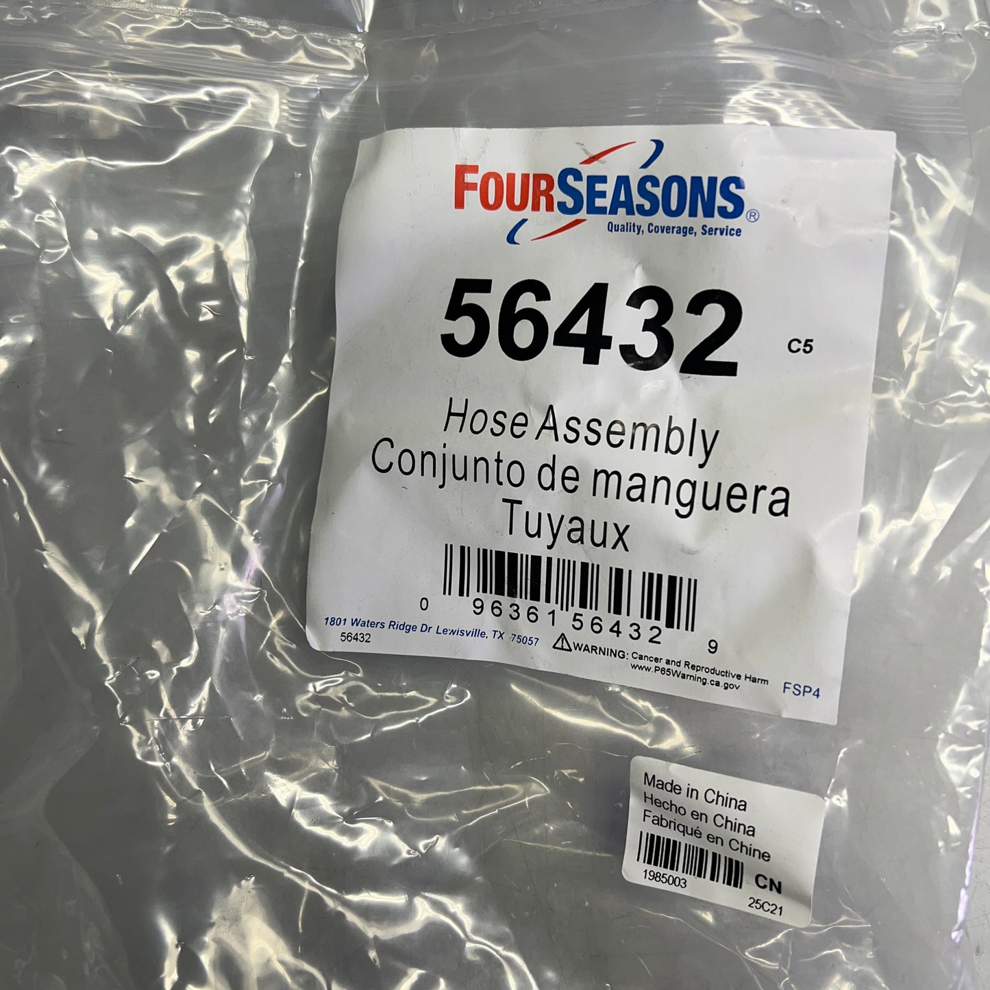FOUR SEASONS A/C Refrigerant Discharge / Suction Hose Assembly For Dodge 56432