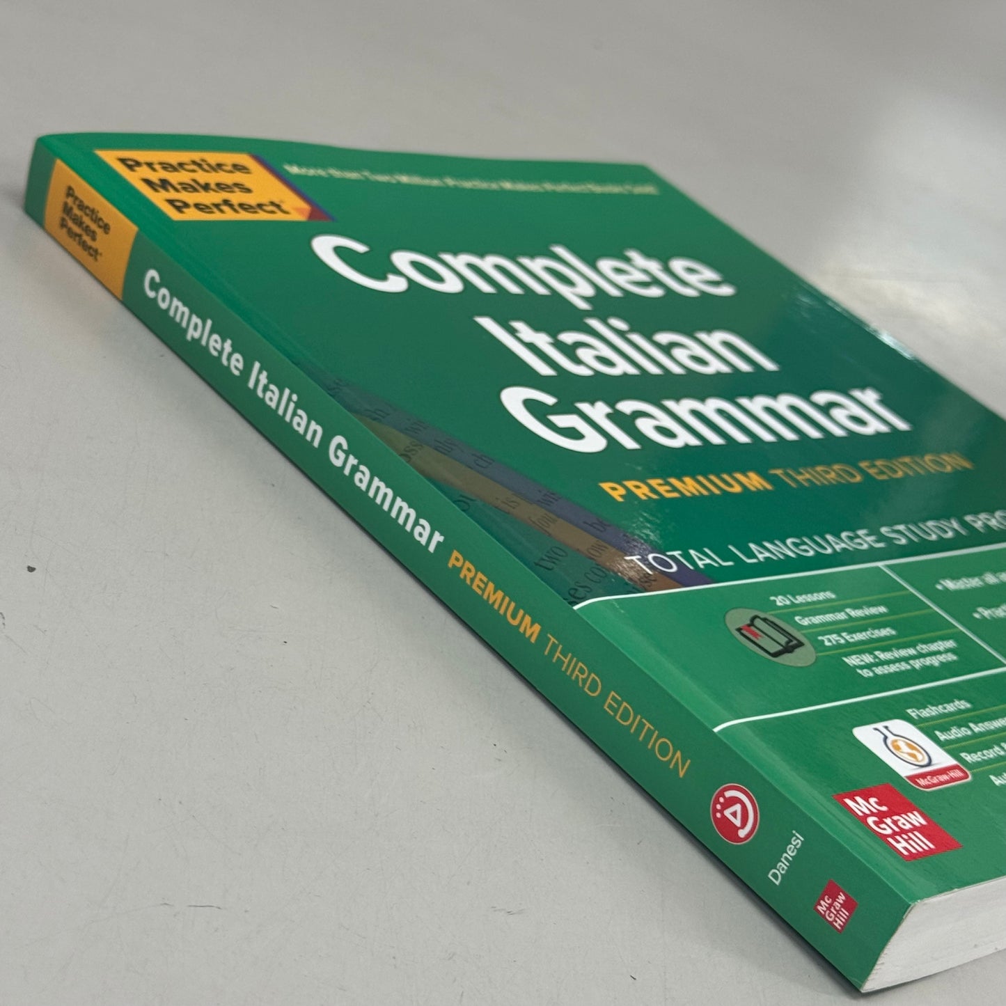 MC GRAW HILL Marcel Danesi Complete Italian Grammar Third Edition 360 Pages