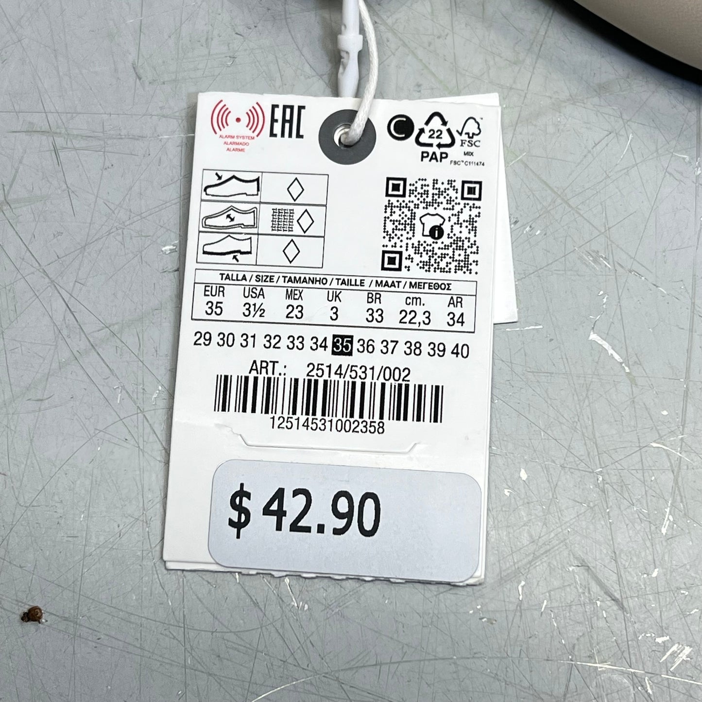 ZA@ ZARA Lot Of Assorted Shoes Sneakers, Sandal & Ballet Shoe Women's Sz 36