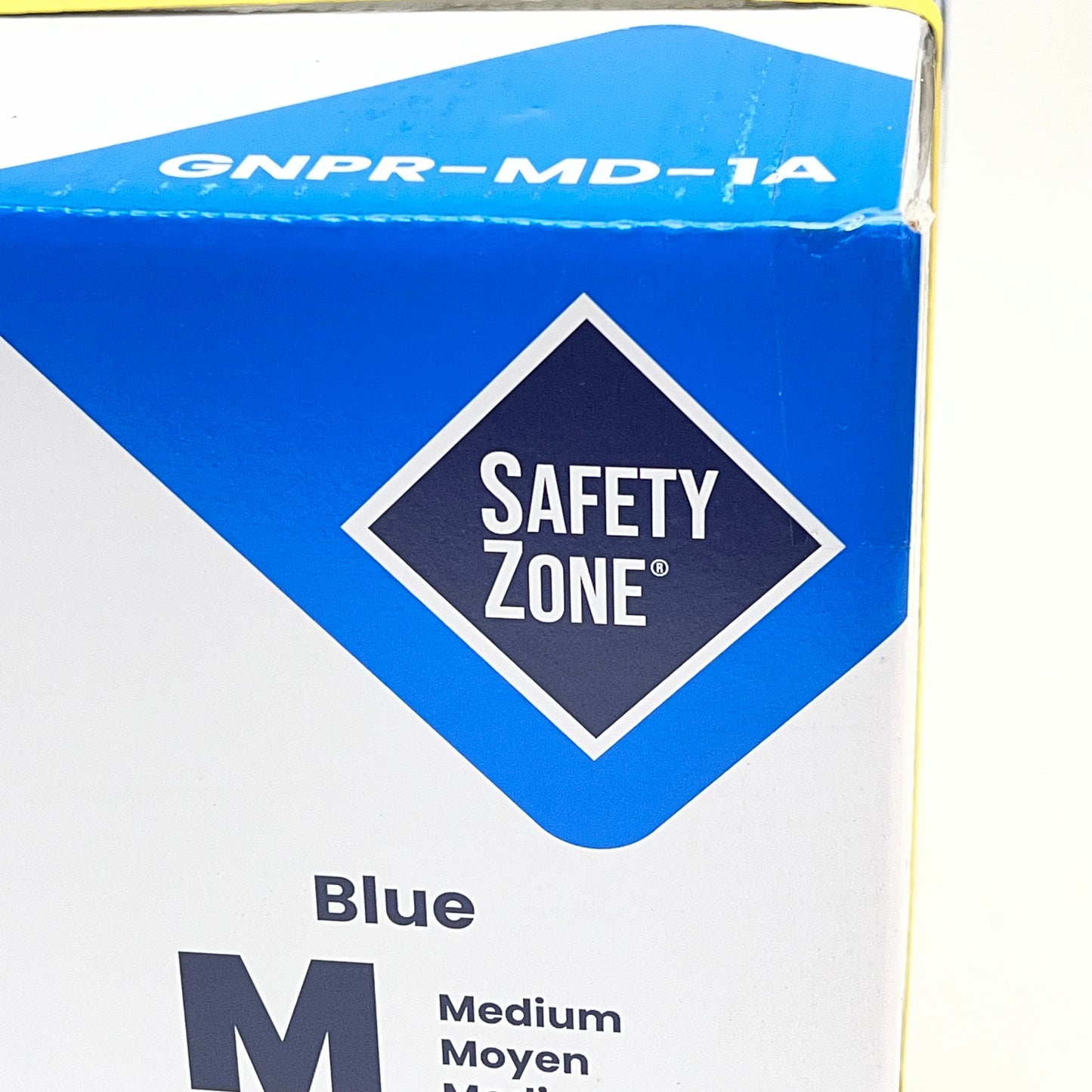 SAFTEY ZONE (1000 PACK) Nitrile Exam Gloves 3.5 Mil Unisex Sz M Blue GNPR-MD-|1A