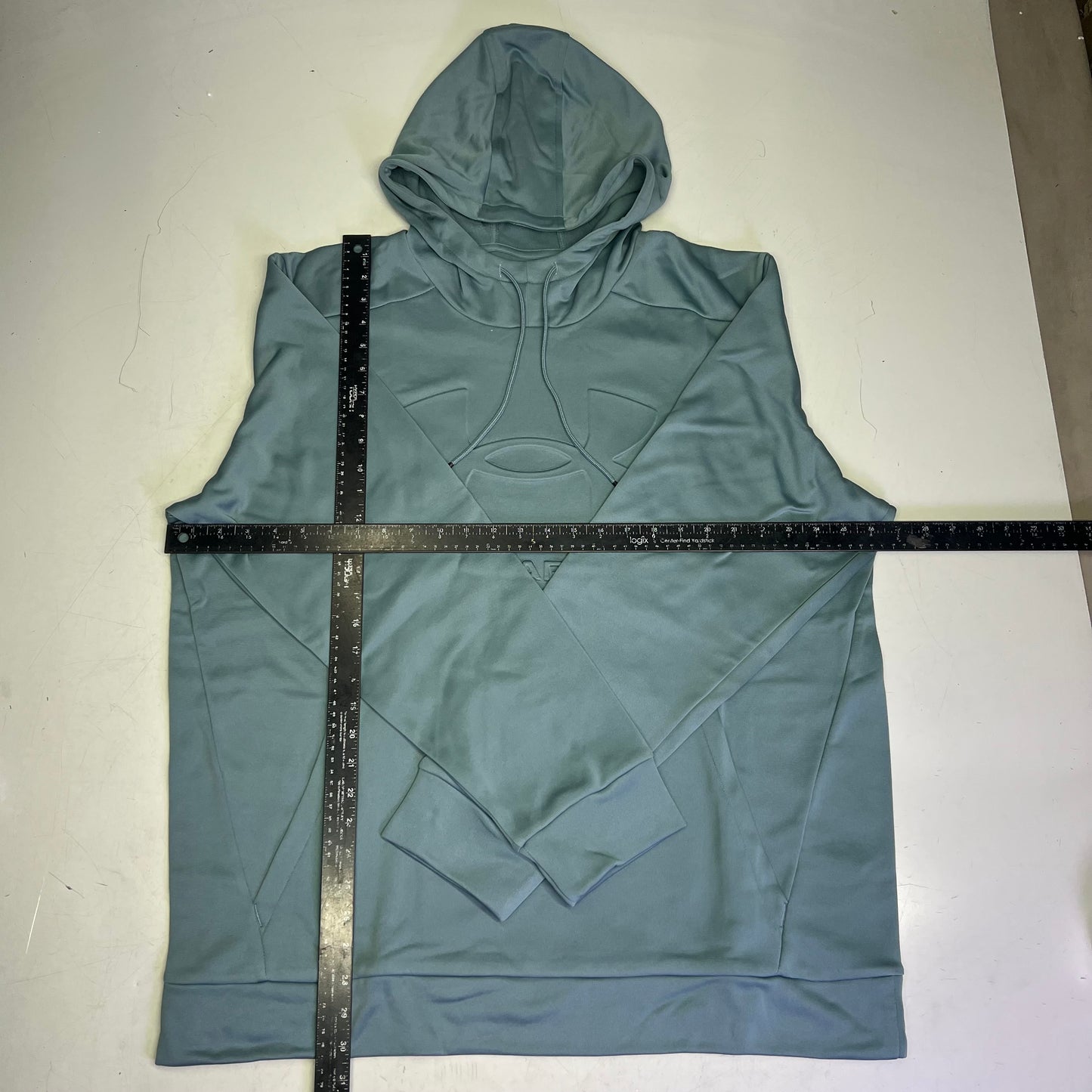 UNDER ARMOUR Breathable Fleece Graphic Hoodie Men's Sz 2XL Jasper Blue 6003962