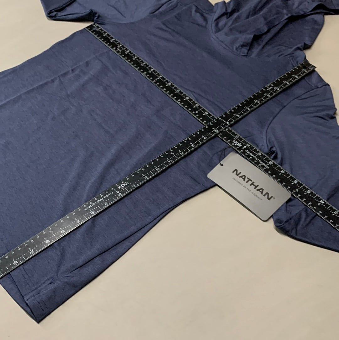 NATHAN 365 Hooded Long Sleeve Shirt Women's Sz M Peacoat NS50080-60135-M (New)
