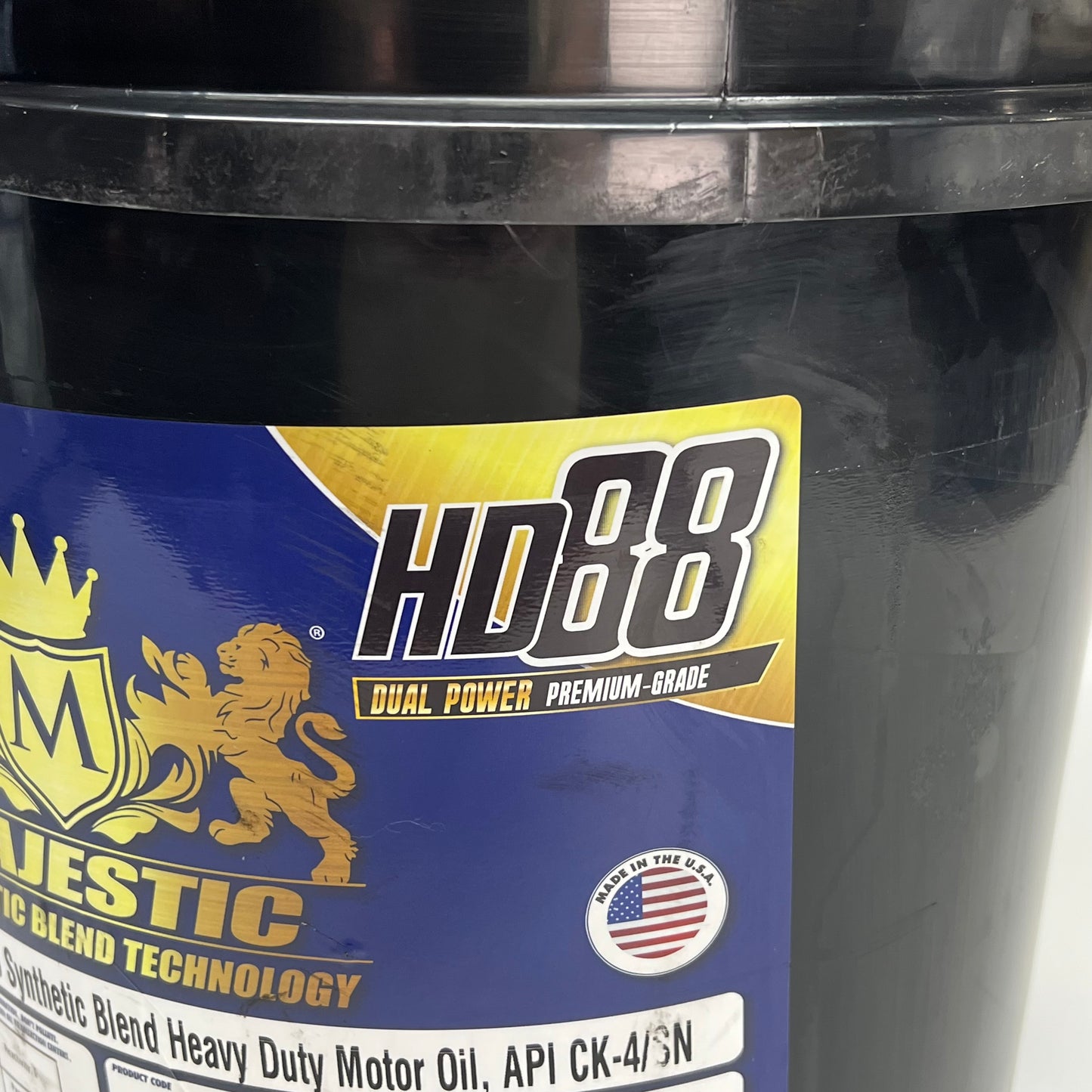 MAJESTIC Sae 15w-40 Synthetic Blend Super Duty Diesel Engine Oil 5 Gal HD88