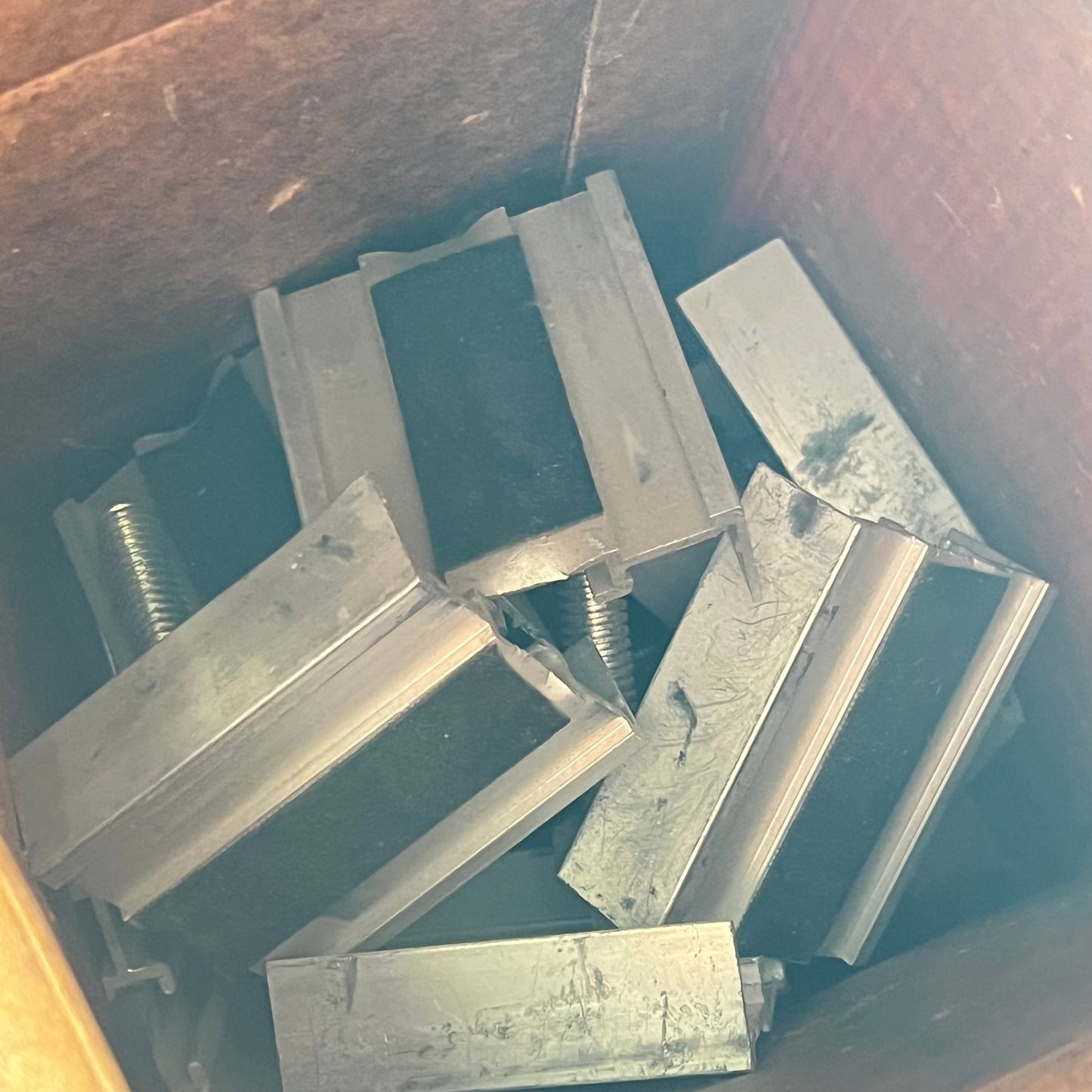ZA@ Pallet of MIXED Pallet of Hardware, Door Hardware, Bucket, Display Parts & More!!!! (AS-IS)