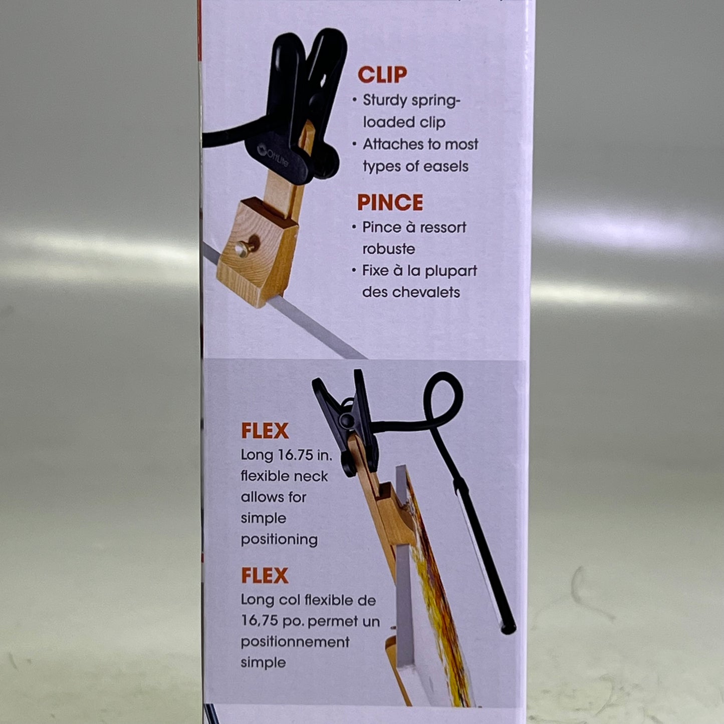 OTTLITE Clip-On LED Easel Lamp with ClearSun LED Technology REV022221