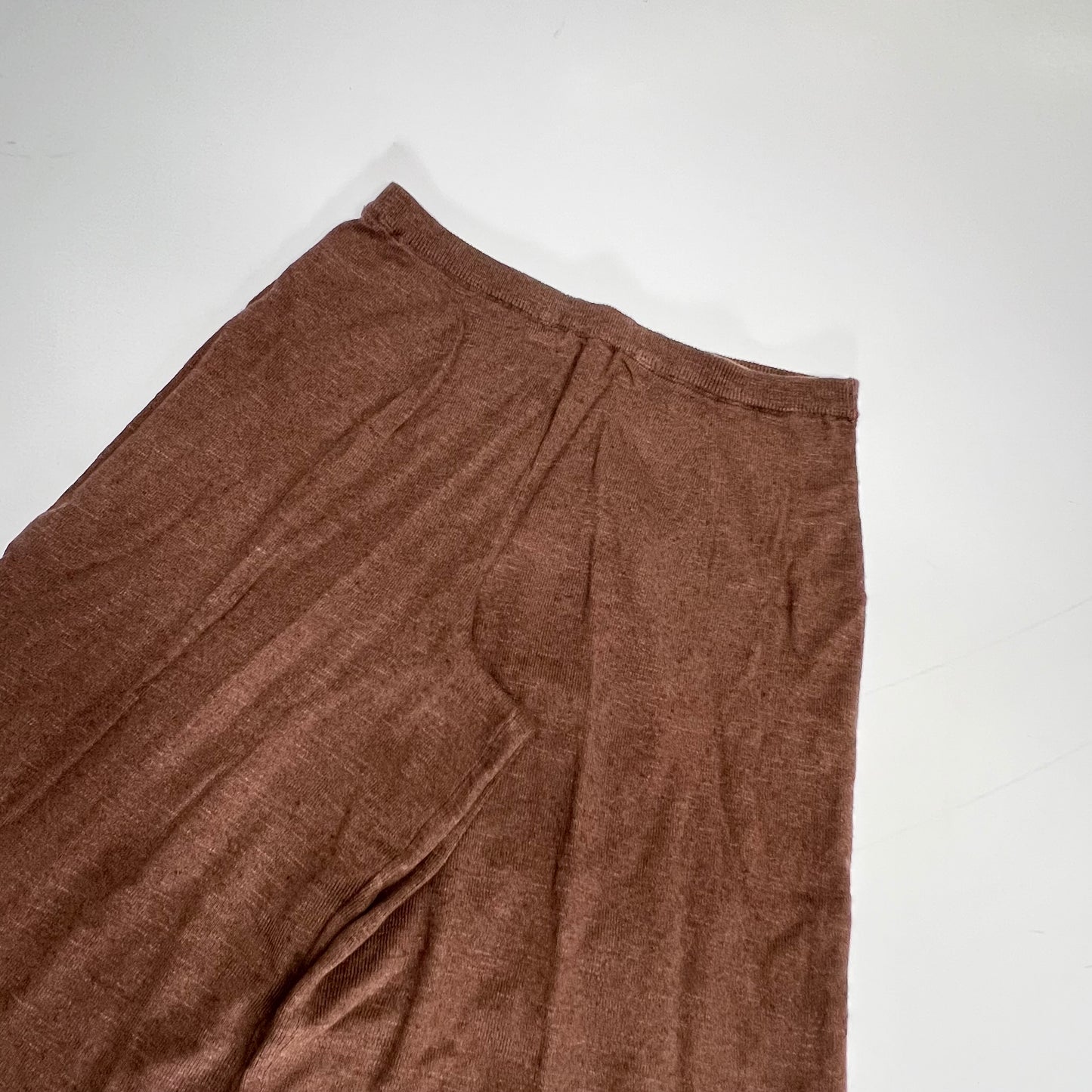 FREE PEOPLE Free Est Krista Cotton-linen Sweater Set  Women's Sz S Carafe