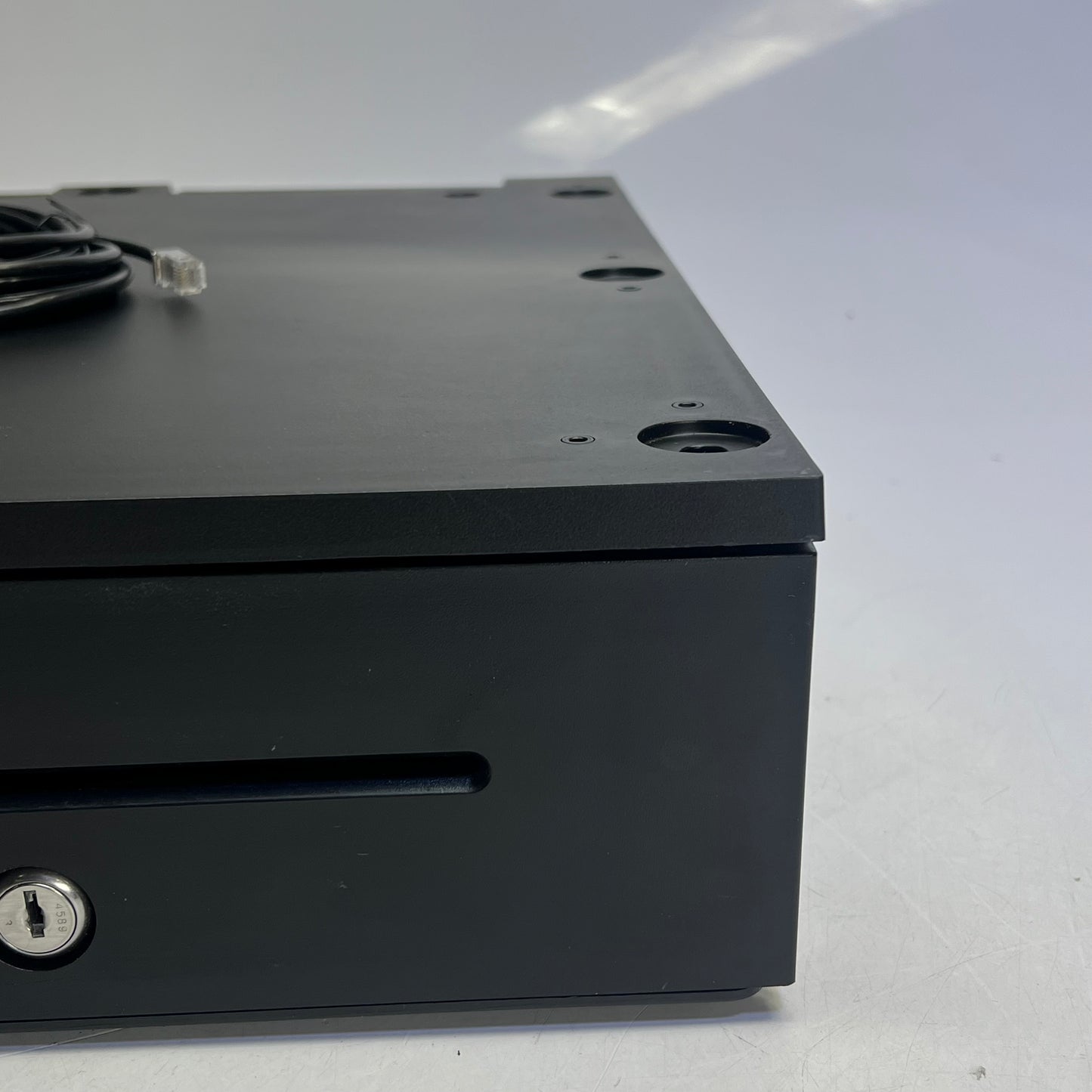 NCR POS Full Cash Drawer 5 Bill 5 Coin 2 Media Slot Black 2181-3205-9090 (As-is)