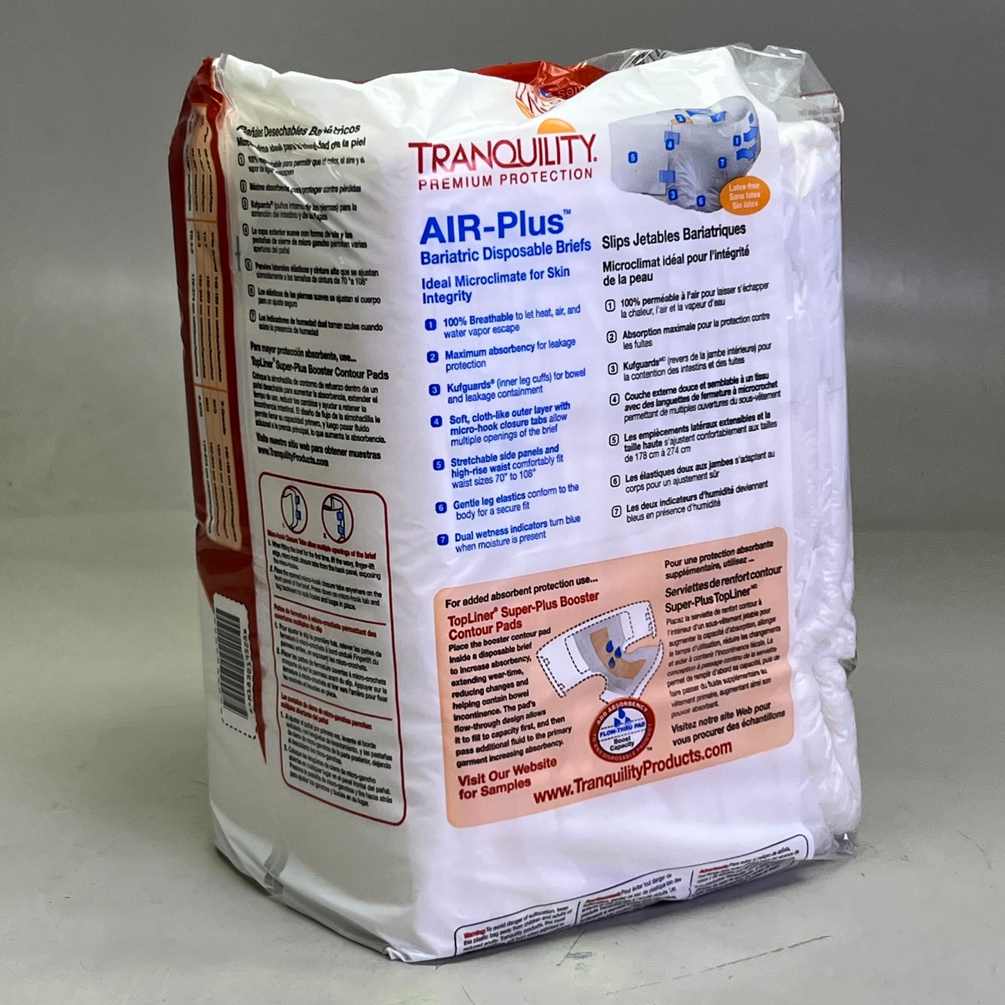 TRANQUILITY (2 PACK 16 Count) Disposable Overnight Underwear Size 4-5XL