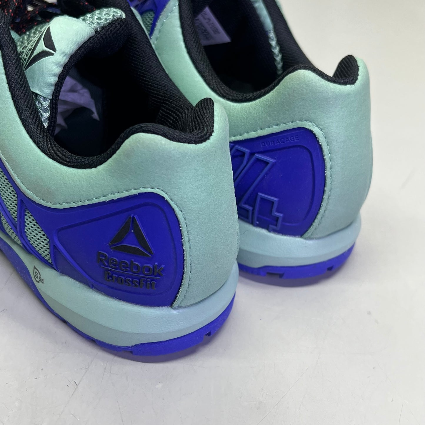 REEBOK Athletic Training Shoes Crossfit CF74 Duracage Women's Sz 7 Purple/Teal