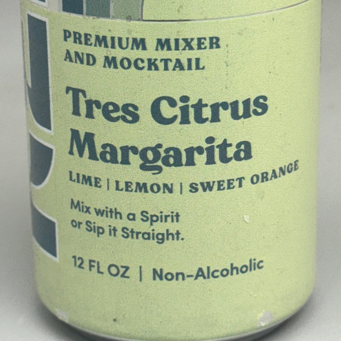ZA@ REMIX (12 PACK) Tres Citrus Margarita Lime/Sweet Orange Non-Alc. 12oz BB 04/2025 A