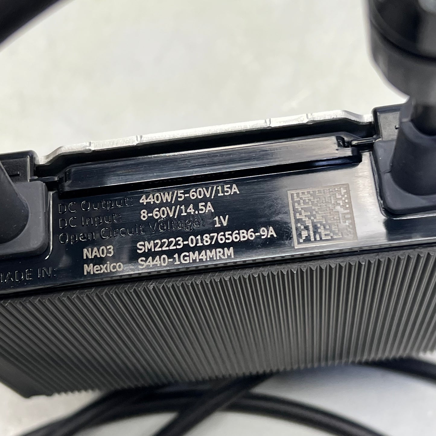 SOLAR EDGE S Series Power Optimizer Rated For 440W/60V 15 Amp S440-1GM4MRM