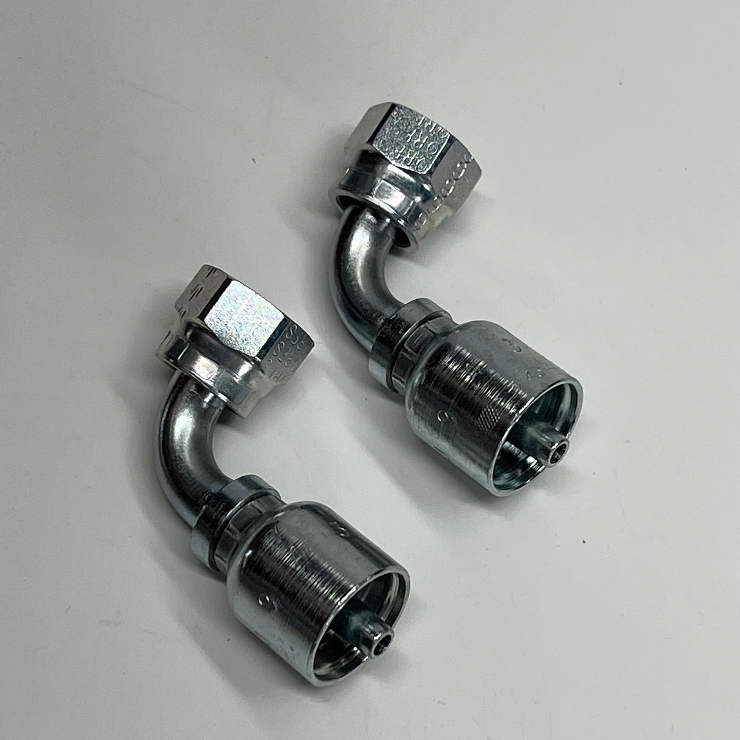 PARKER (2 PACK) Hydraulic Hose Short Drop Fe Seal-lok 11/16-16" Thread KP80022
