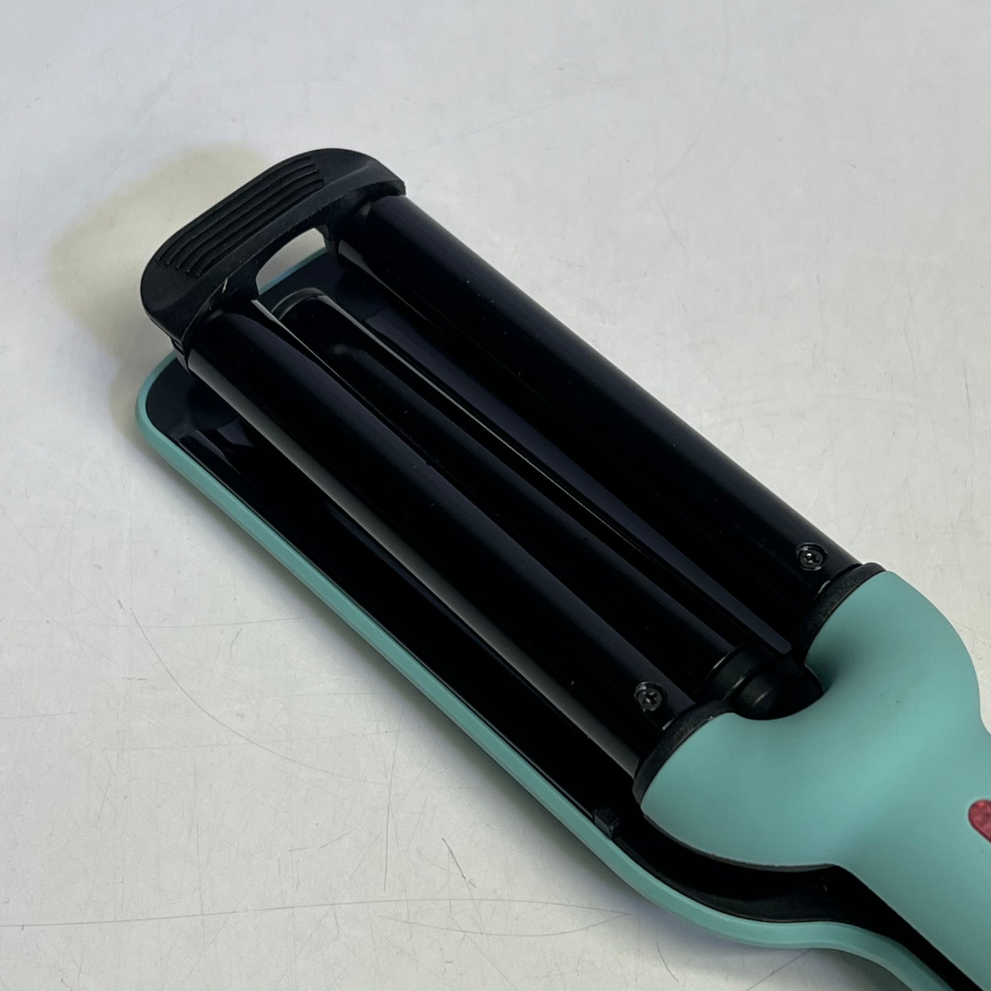 COSMOPOLITAN Ceramic 3-Barel Wave Curler up to 370°F Teal/Black 2021-7282