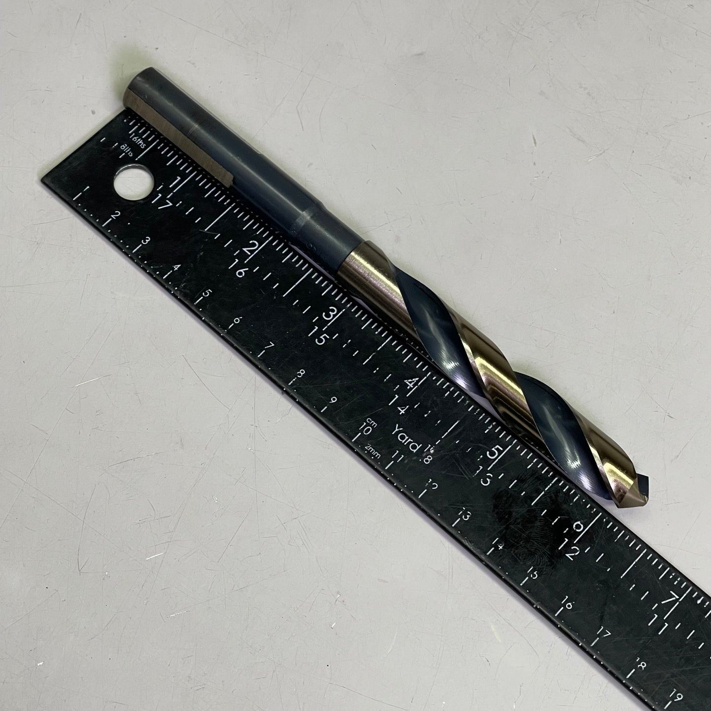 KIMBALL MIDWEST Super Primalloy Reduced Shank S&D Drill Bit 33/64"Dia x 6"L