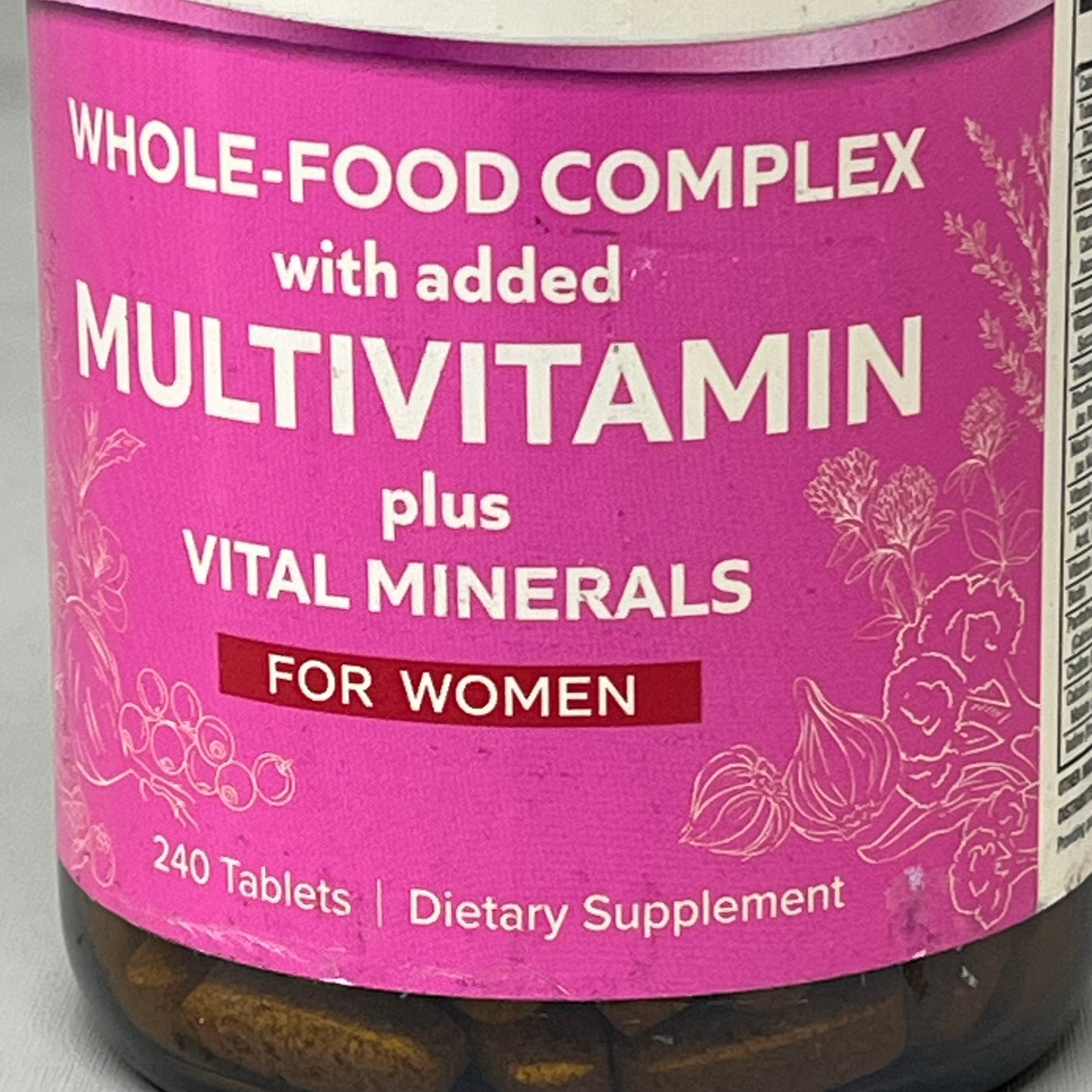 DR. MERCOLA Whole-Food Complex Multivitamin Plus Vital Minerals for Women 240 Tablets BB08/27