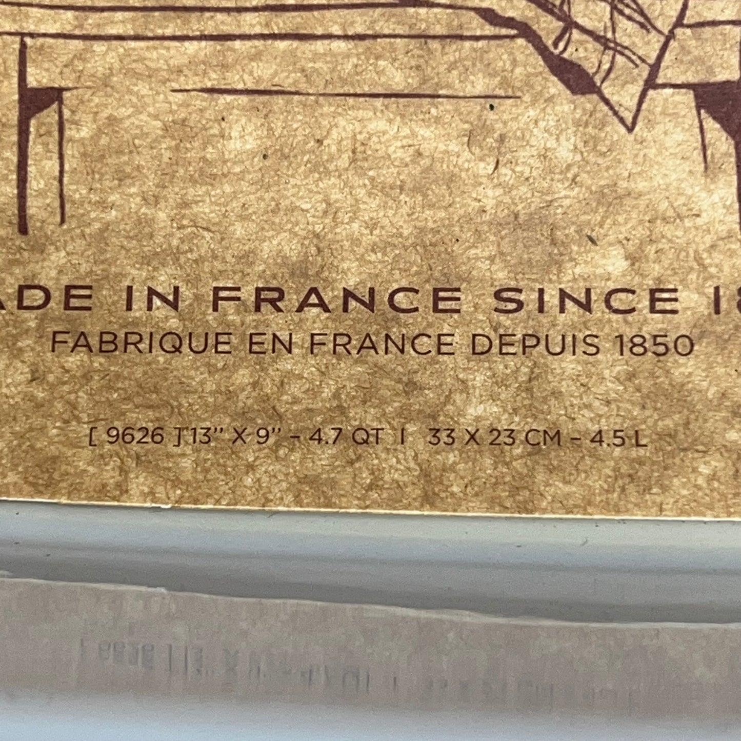 EMILIE HENRY Modern Rectangular Baker 17.75" x 11" x 3" Pearl Grey EH819627