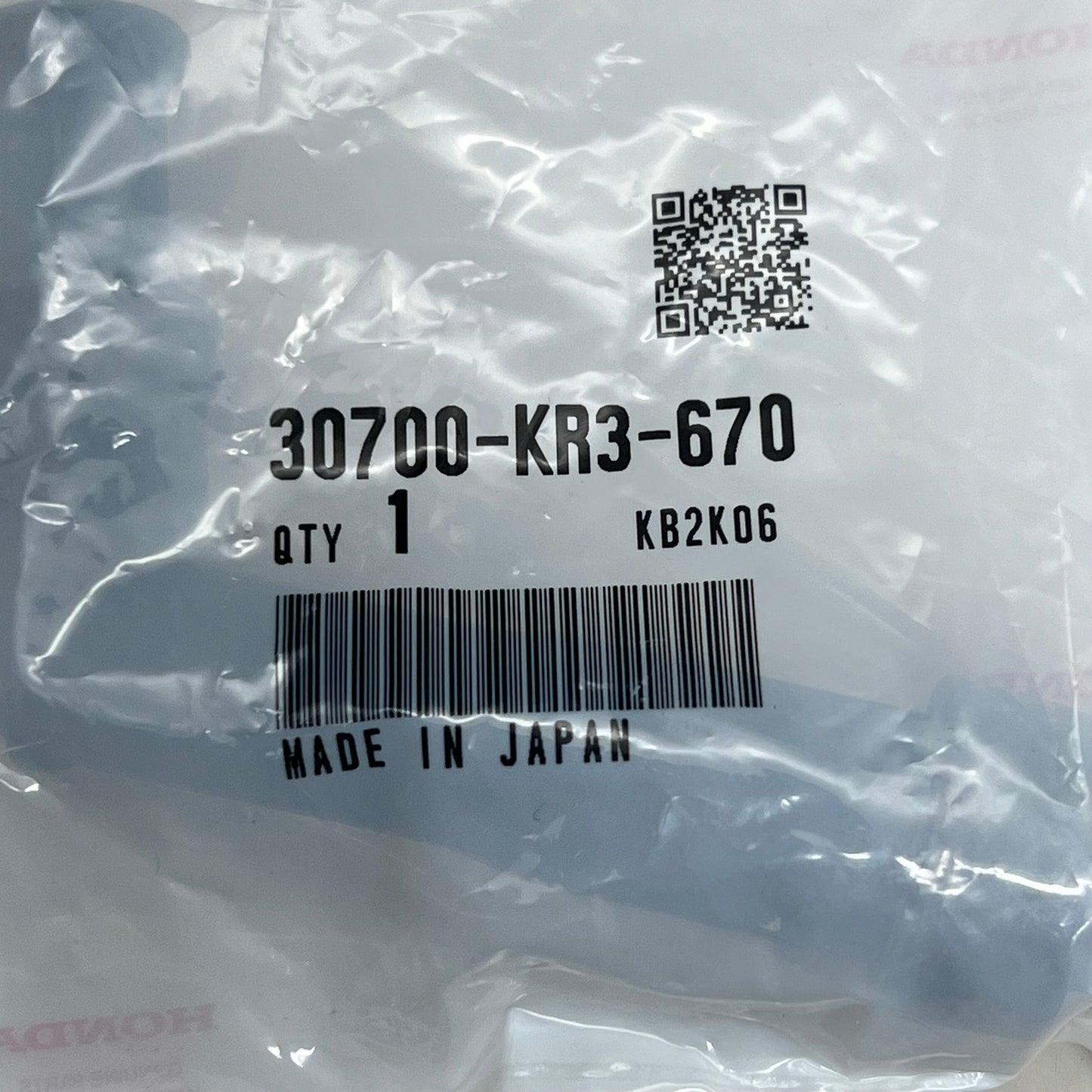 HONDA Noise Suppressor Cap Assembly Genuine OEM 30700-KR3-670