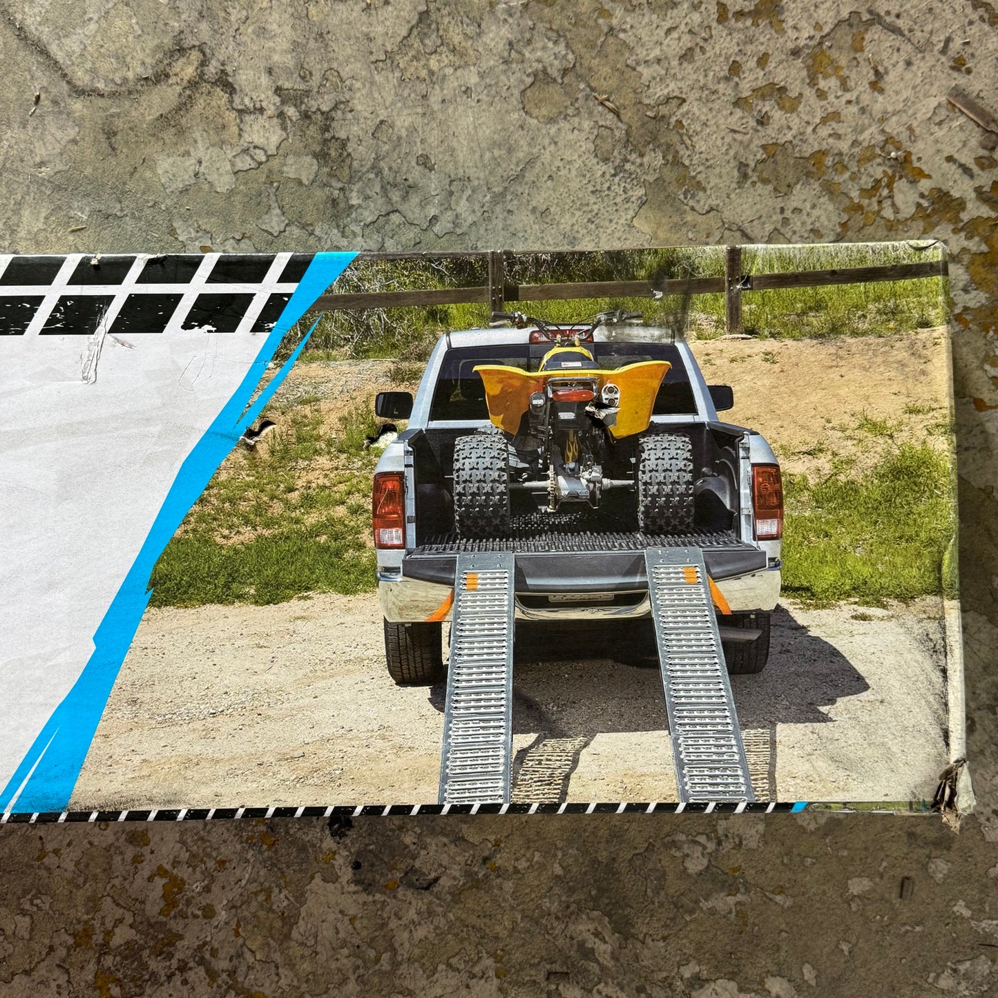 HAULMASTER (2 Pcs) Steel Loading Ramps, Capacity 1000Lbs Sz 10" x 84" 60397