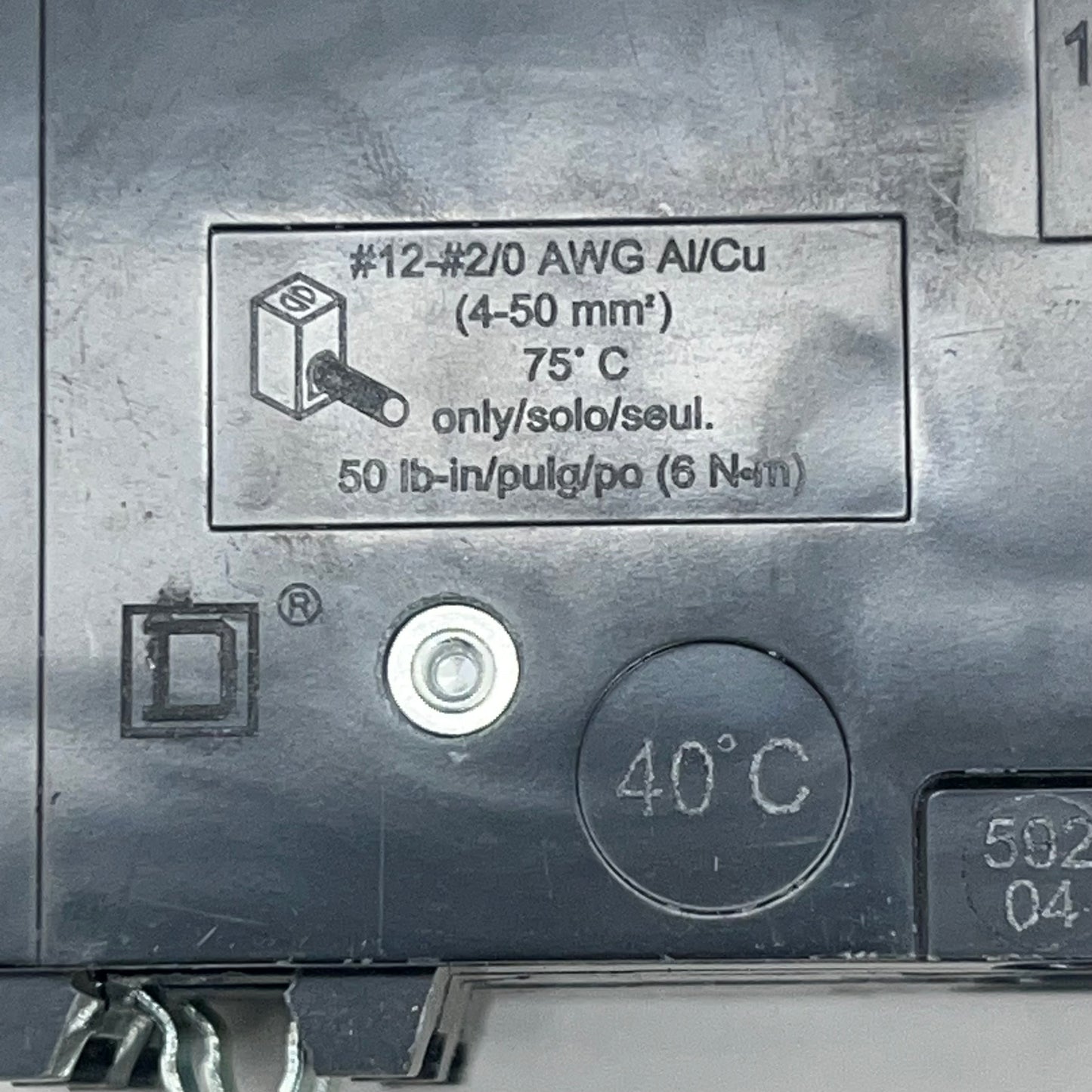 SQUARE D 100 Amp Circuit Breaker Bolt-On 3 Pole 240 Volt QO3100