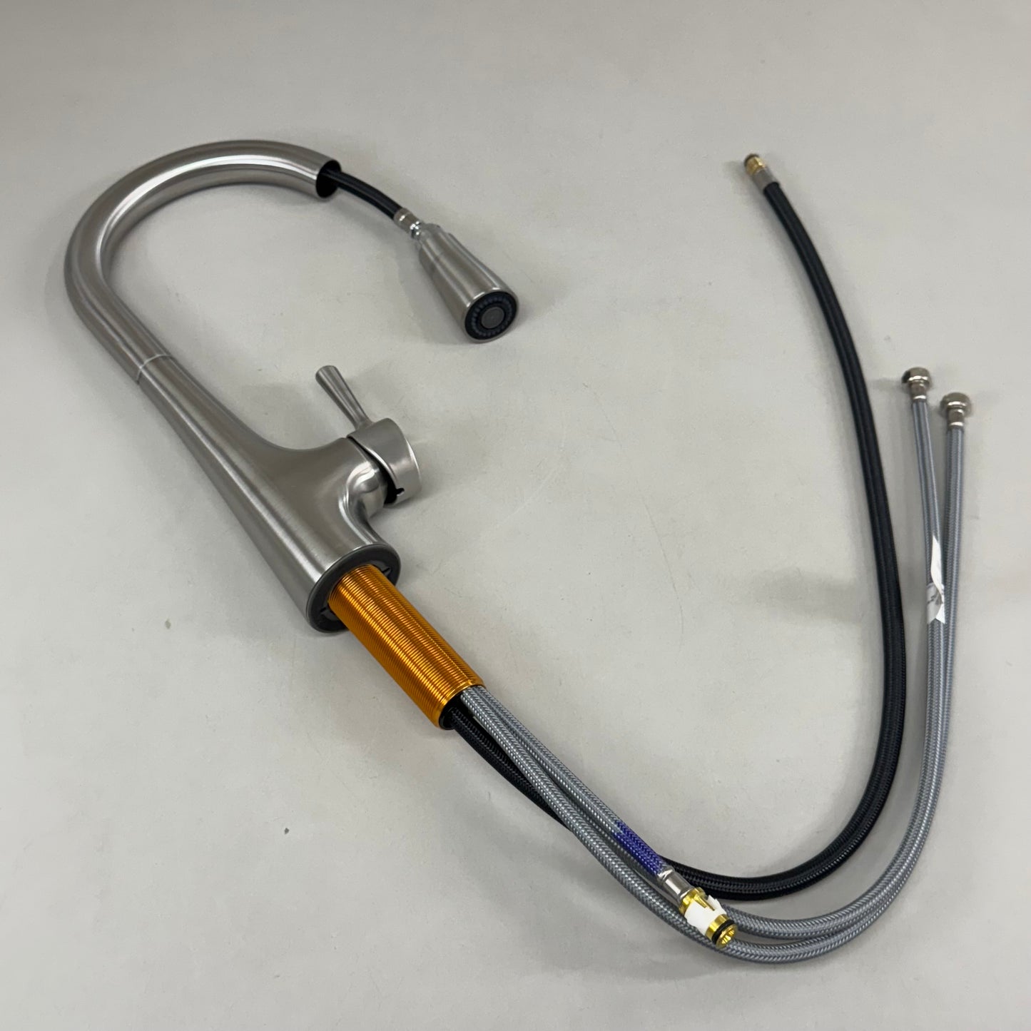 KOHLER Tempered Pulldown Kitchen Faucet Vibrant Stainless Steel 24661-VS