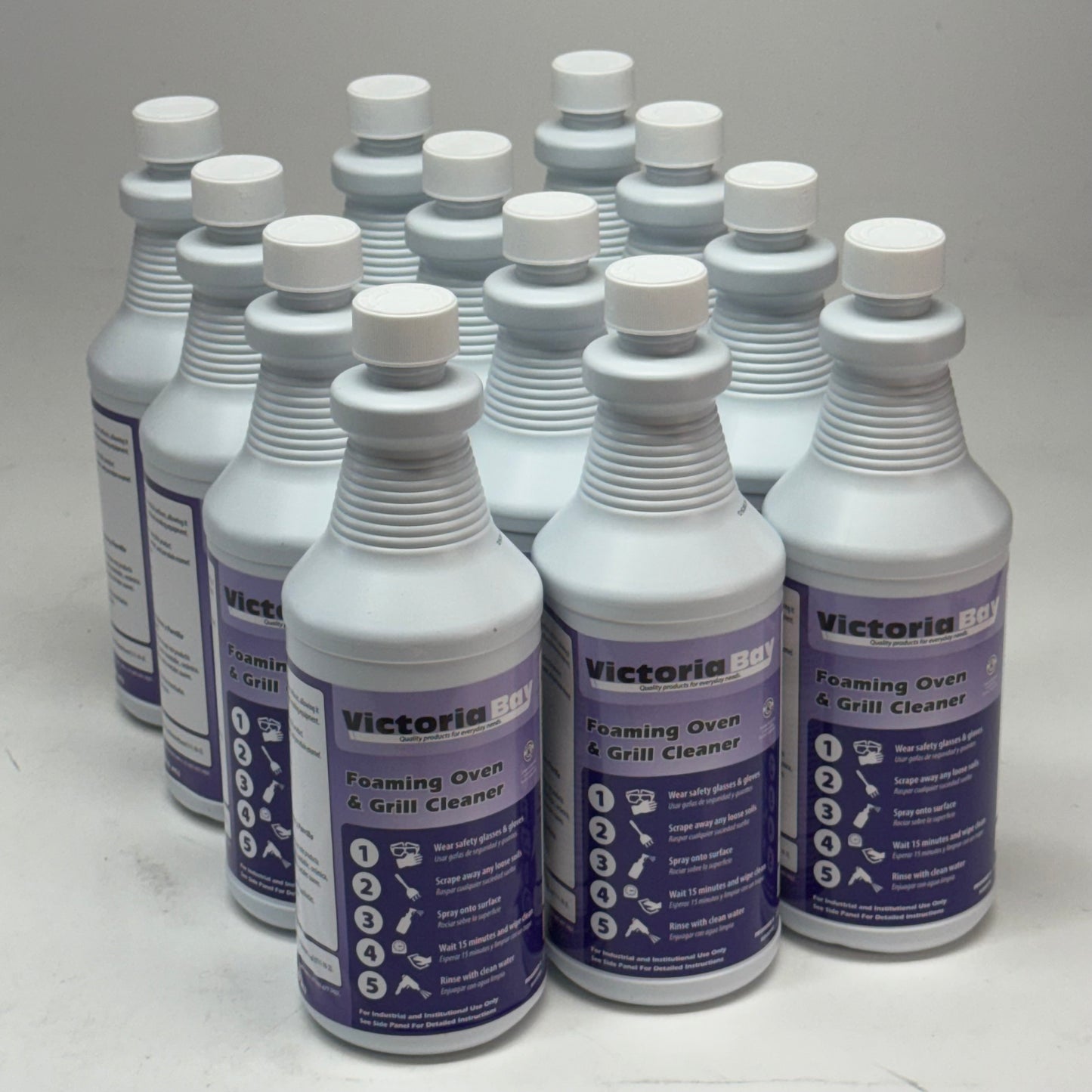VICTORIA BAY (12 PACK) Heavy-Duty Foaming Oven & Grill Cleaner 32 fl oz. K00095