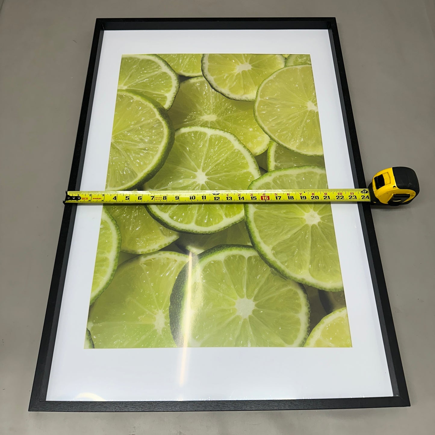 36" x 34" LEMON ART Printed Wall Frame Decorative Wall Art New Other