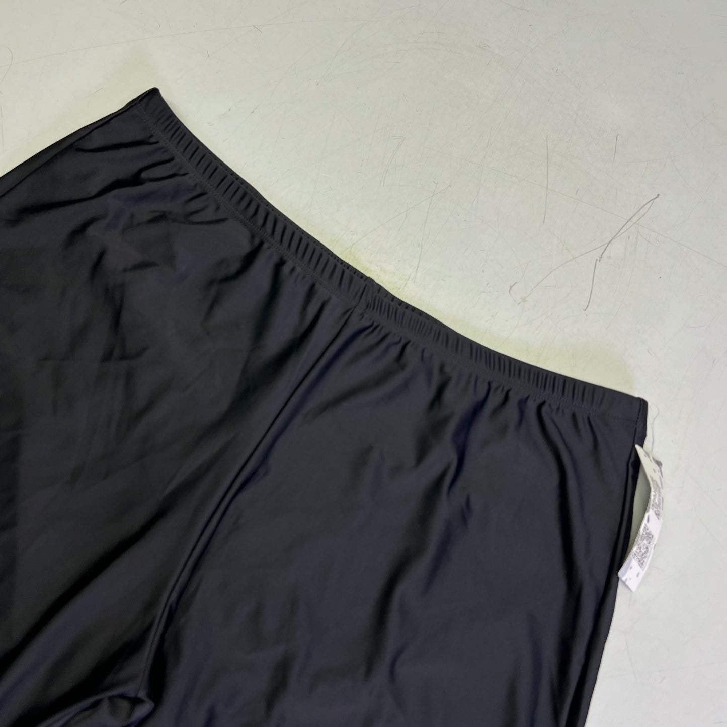 ATTRACO High Waisted Quick Dry Swim Boyleg Shorts Women's Sz 2XL Black 3418