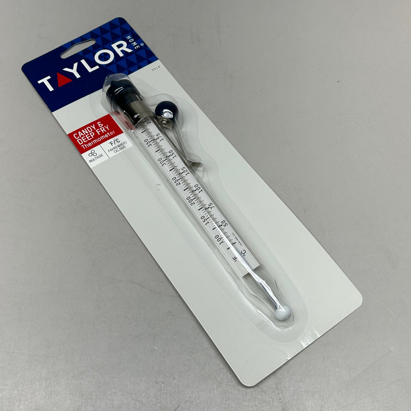 TAYLOR (3 PACK) Candy/Deep Fry Glass Tube Thermometer 3510 (New)