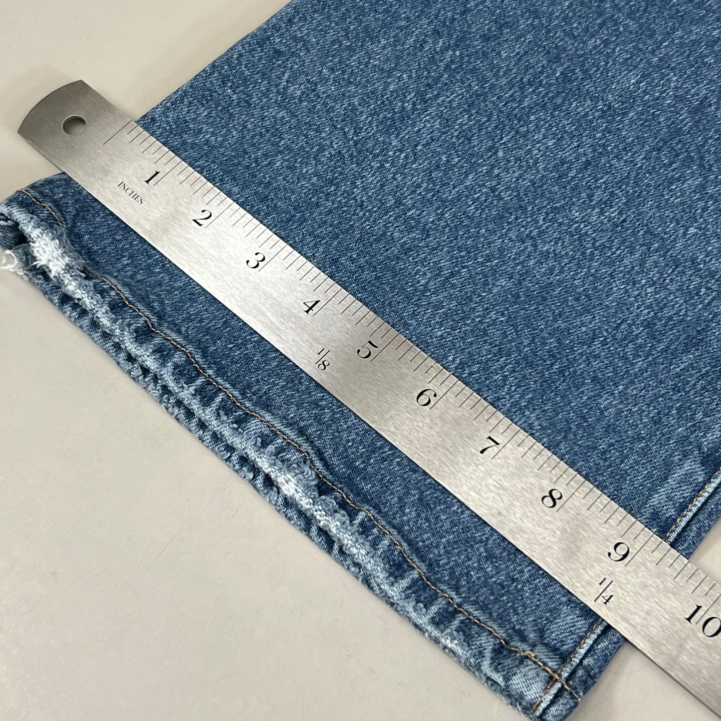 GOOD AMERICAN Good Classic Slim Bootcut High-Rise Jeans Women's Sz 8 Indigo627 GCLBDV220T