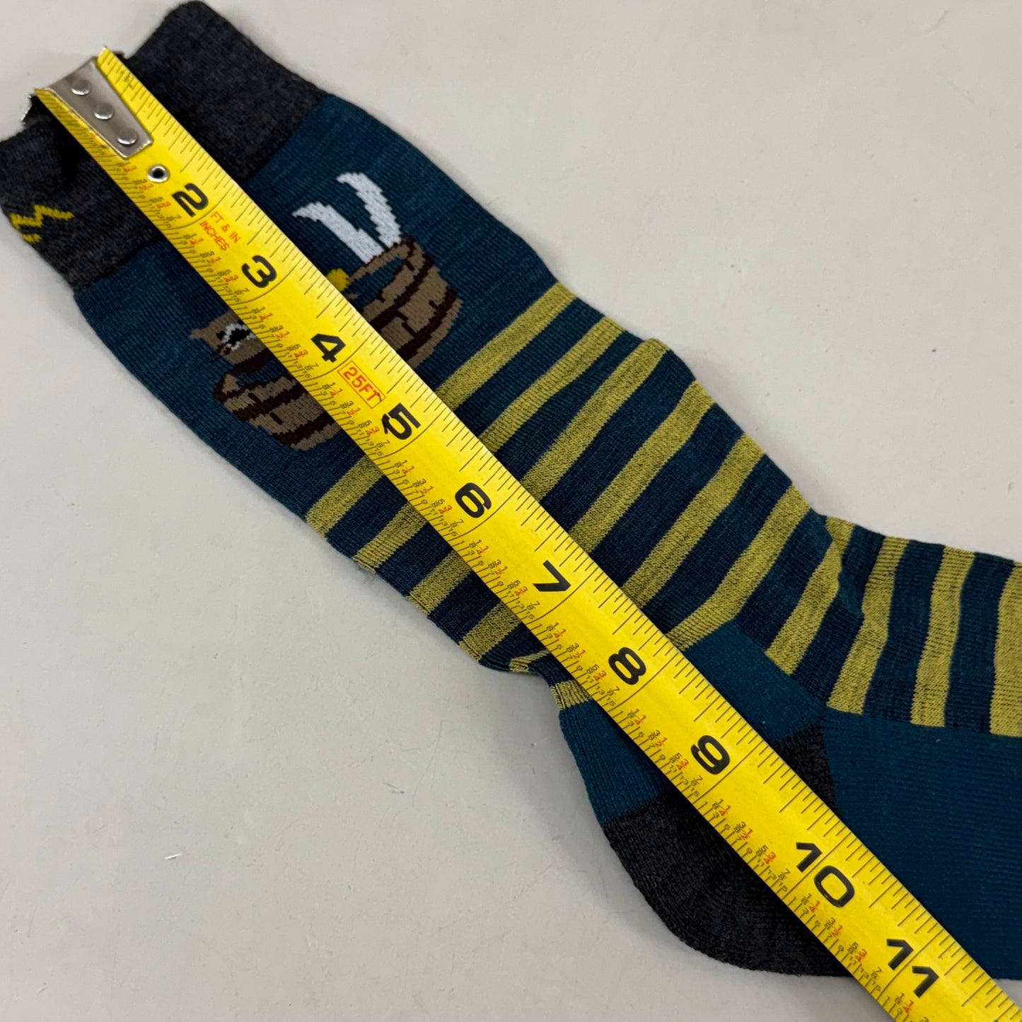 DARN TOUGH Lifestyle Otter Socks Crew Lightweight Merino Wool Men SZ XL 12.5-14.5 Dark Teal