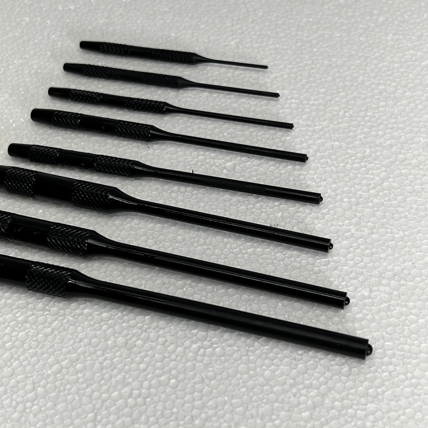 SNAP ON Roll Pin Punch Set & Pouch Tough Alloy Steel 8 Piece Red/Black PPR708BK