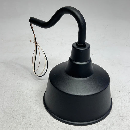 GENERATION LIGHTING  Wall Mount Barn Light Farmhouse Matte Black 8537401EN3-12