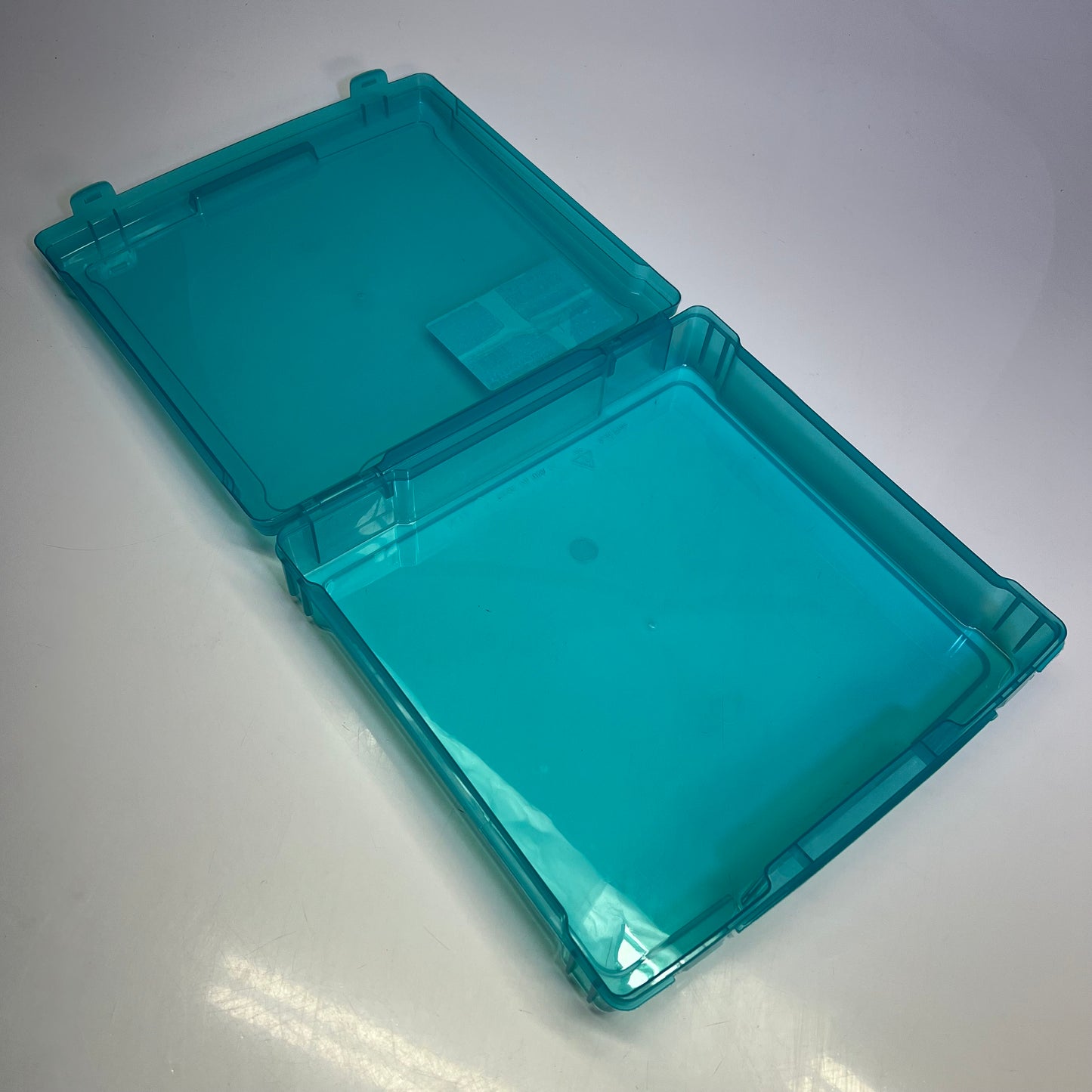 SIMPLY TIDY (2 PACK) Craft Storage Case For Scrapbooking 12"x12" Aqua 537276