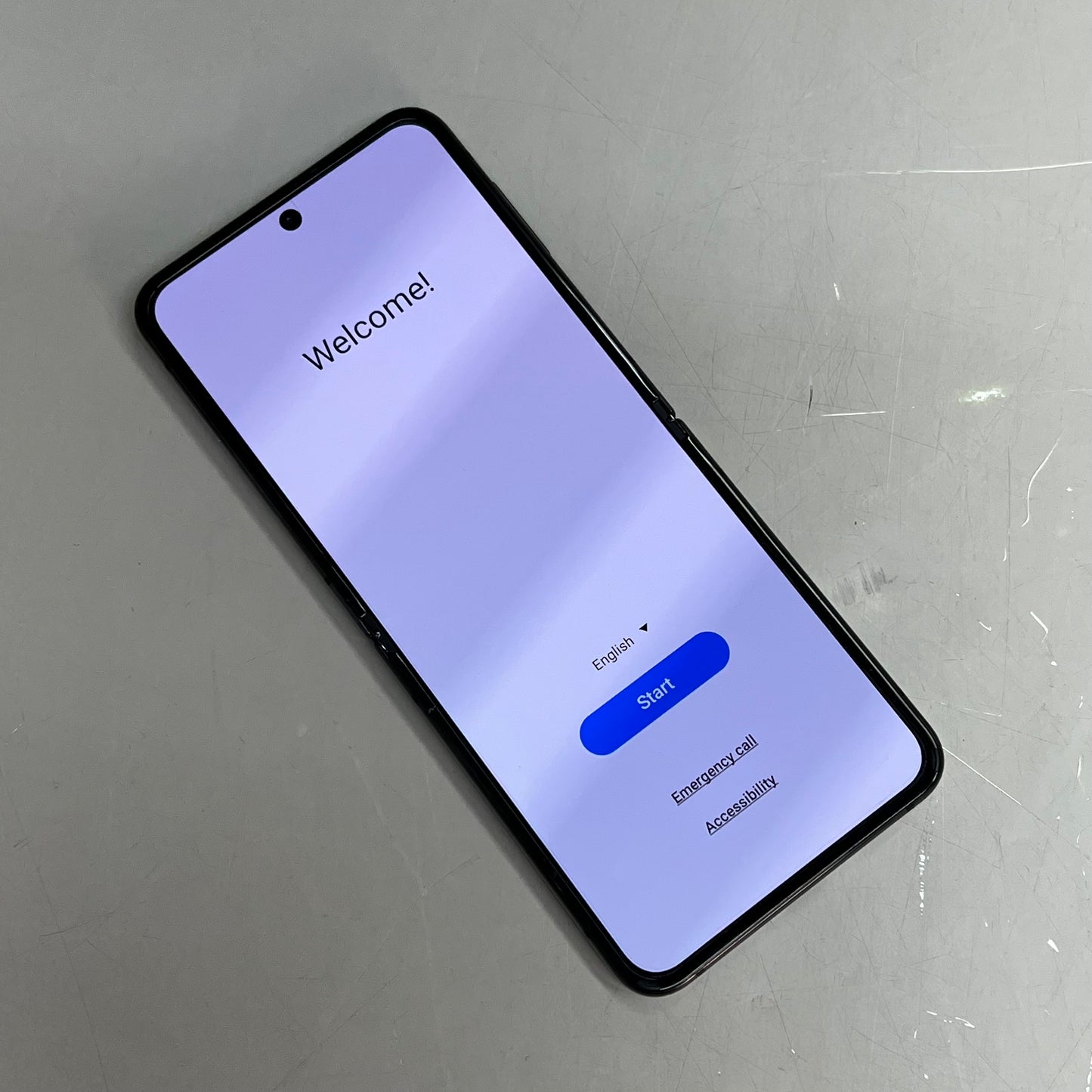 SAMSUNG Z Flip 4 Smartphone 128GB 6.7" Display White (Pre-Owned)