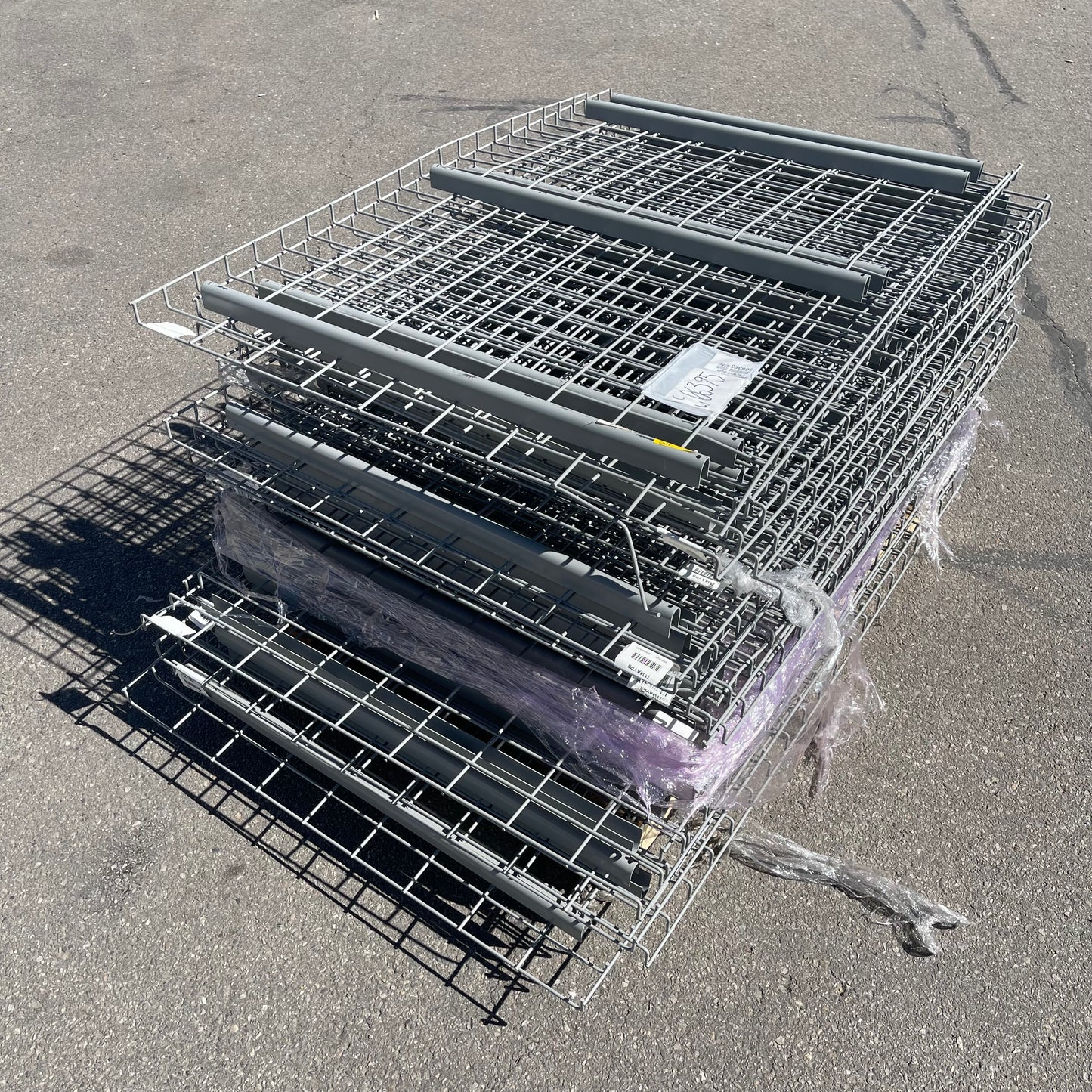 Z@ (20 PACK) NASHVILLE WIRE Pallet Rack Welded Wire Decking Light Grey D3652AA3B1 (New)