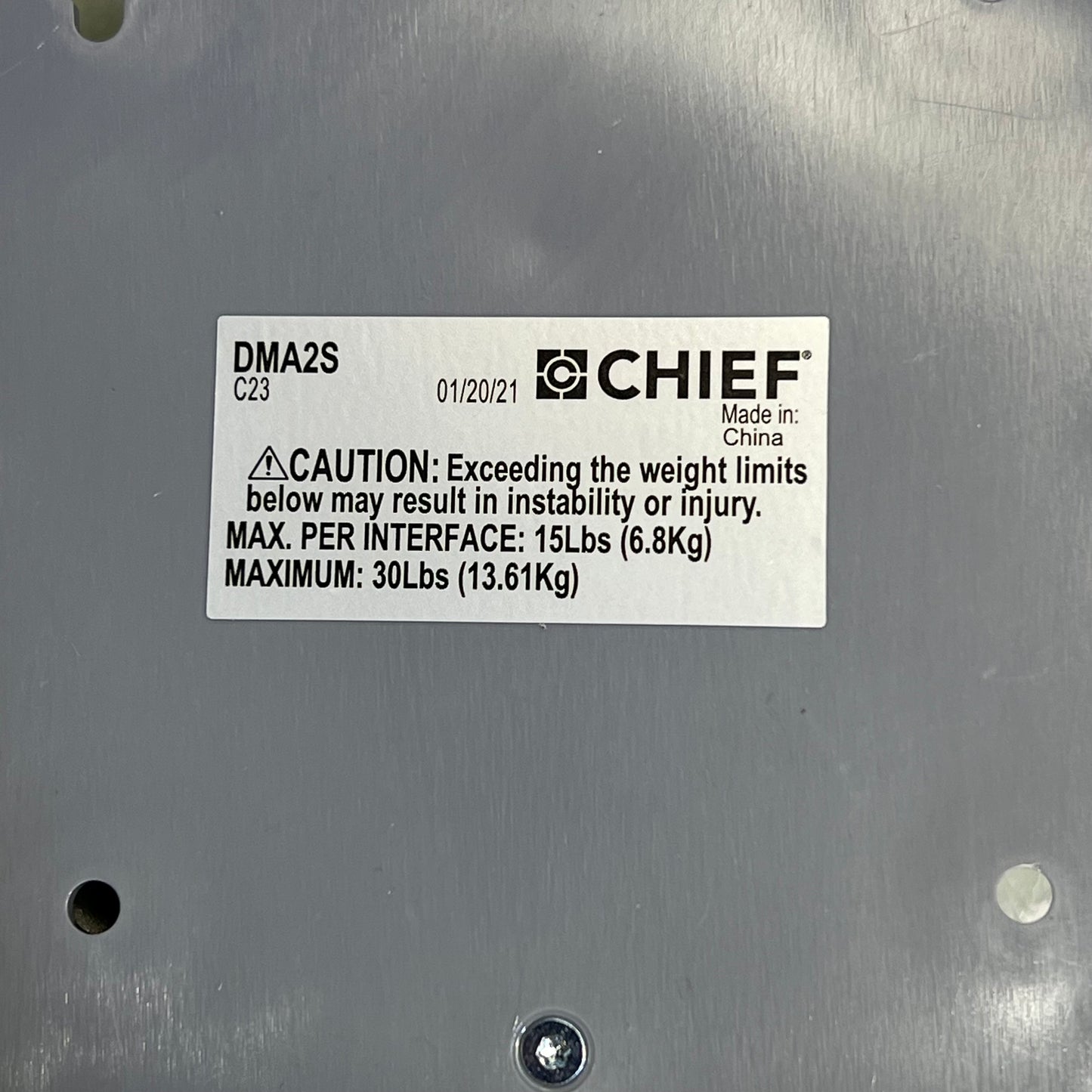 CHEIF Koncis Dual Arm Monitor Mount Fits 10-32" Screens 15lb Cap Each DMA2S