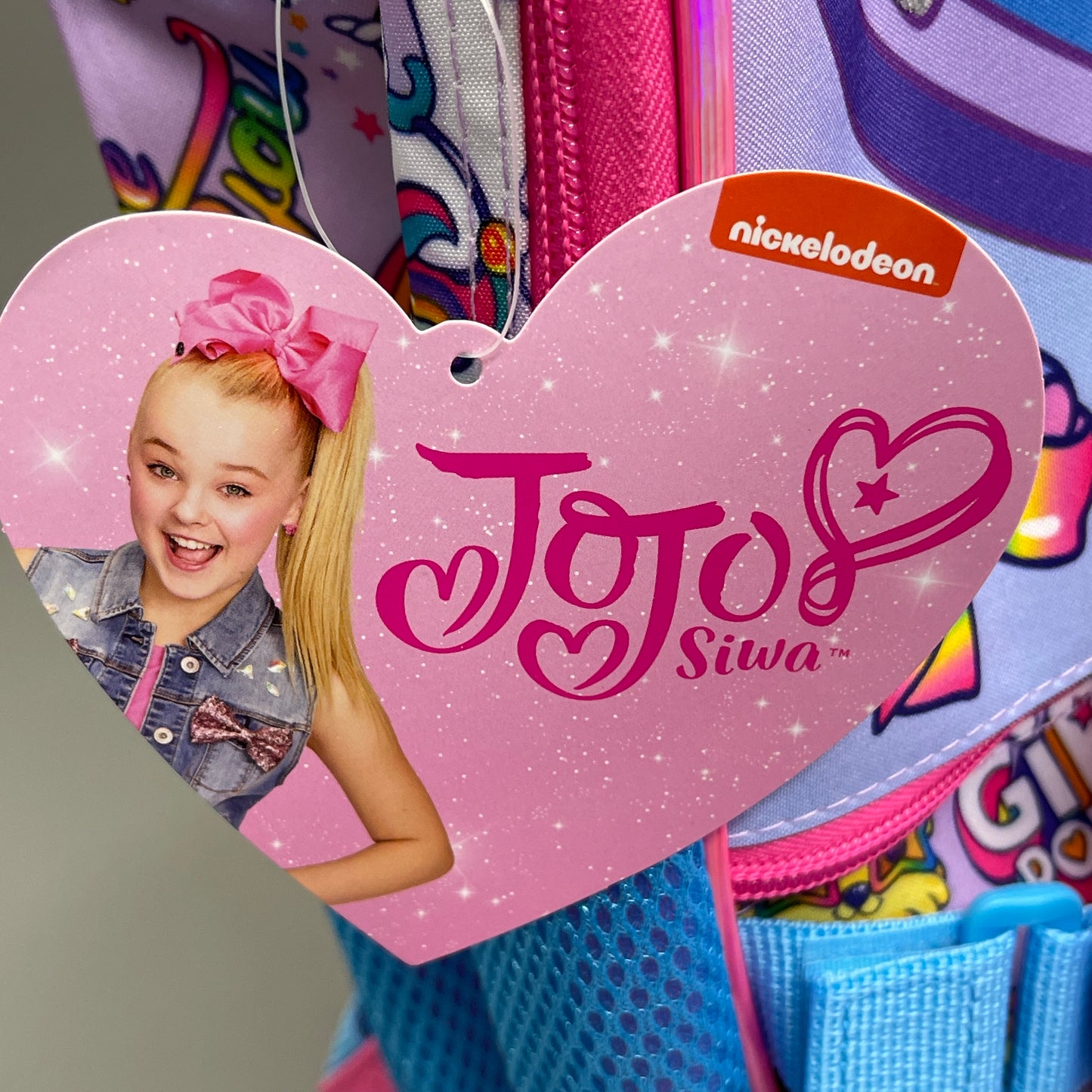 ACCESSORY INNOVATIONS JOJO Siwa Nickelodeon “Be You” Backpack & Lunch Bag Pink