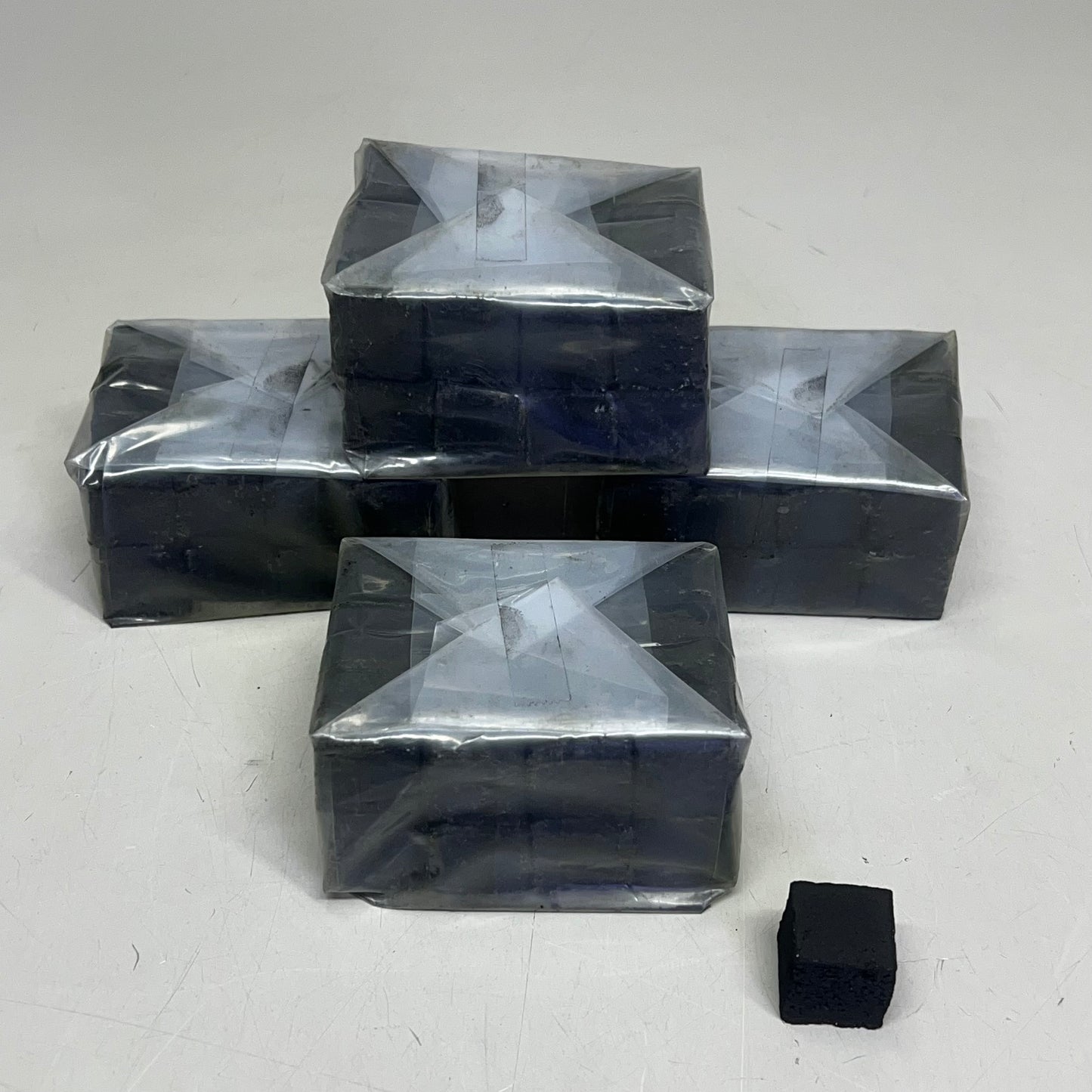 COCO JAAMBOO (240 PACK) 100% Coconut Shell Hookah Charcoal 1 KG Black