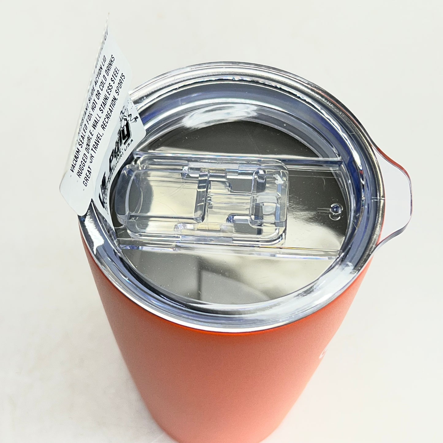 US PALY 20 Oz Stainless Steel Tumbler with Design, Orange C800-WM