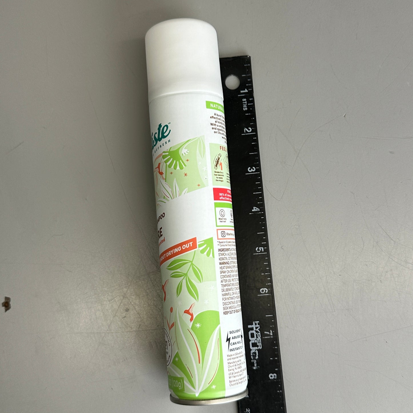 BATISTE Bare Barely Scented Dry Shampoo Instant Hair Refresh OZ.