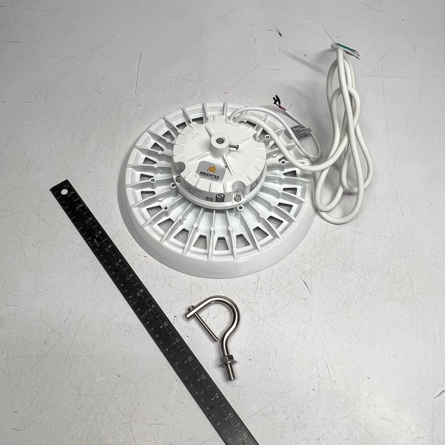 GREENTEK UFO LED High Bay Light Hook Mount 21,200 Lumens 150W White 111-100201
