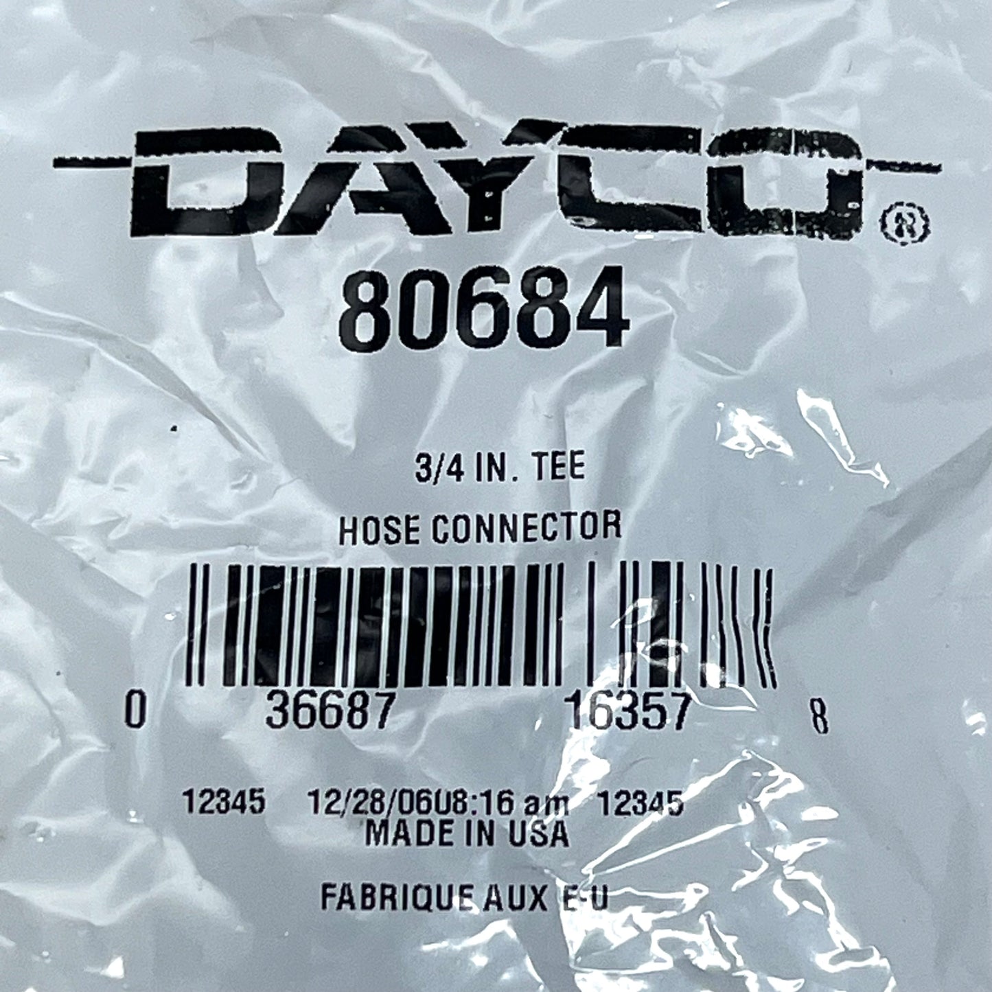 DAYCO (13 PACK) HVAC Heater Hose Connectors 3/4 In. Tee 80684