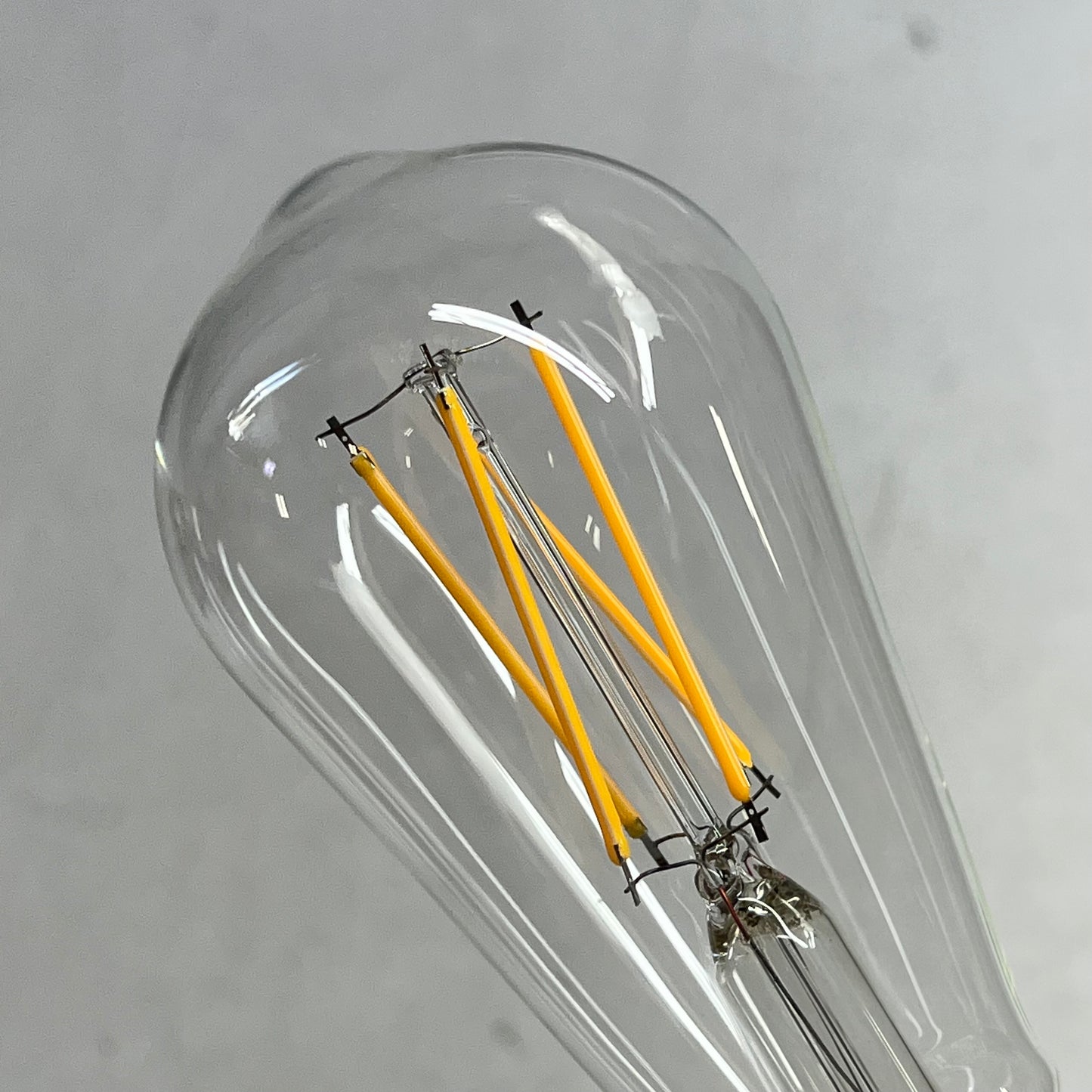 SATCO (6 PACK) Edison Style Bulb 5W LED ST19 2700K Warm White/Clear Glass S21360