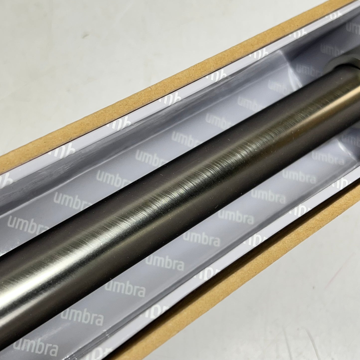 UMBRA Cappa Adjustable Curtin Rod Solid Metal 36"-66" Satin Nickel 1021409-1001