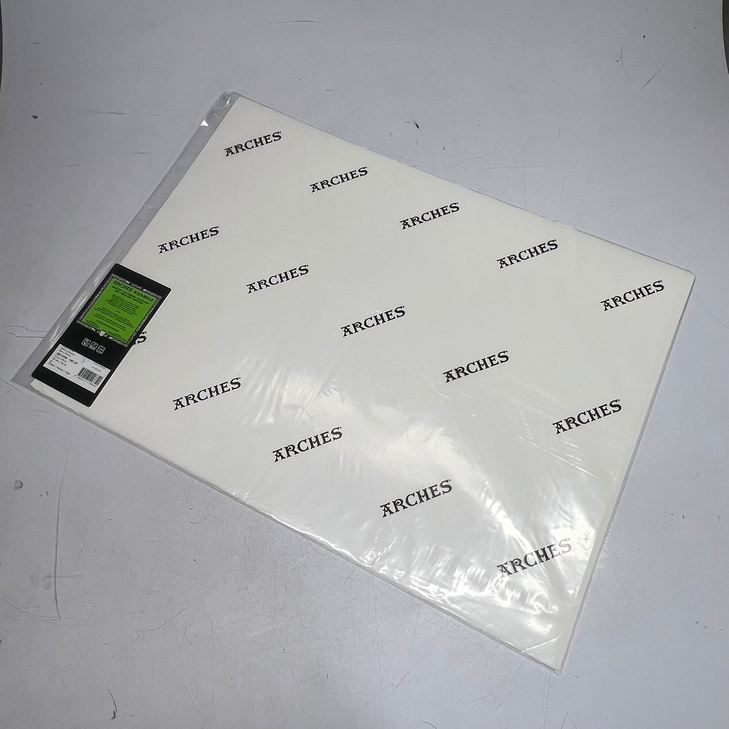ARCHES AQUARELLE (5 SHEETS) Cold Press Watercolor Papers 22"x30" 300GSM-140LB Bright White