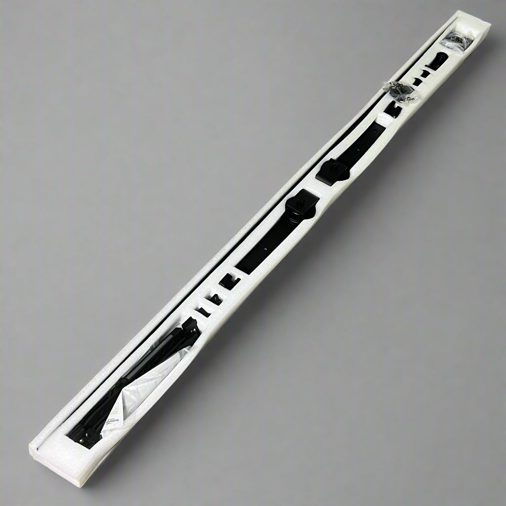 NATIONAL HARDWARE Interior Sliding Door Hardware Kit Sz 72” Matte Black 24116