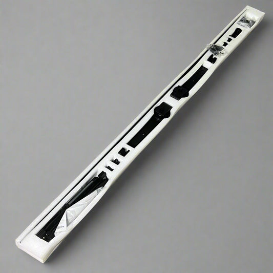 NATIONAL HARDWARE Interior Sliding Door Hardware Kit Sz 72” Matte Black 24116