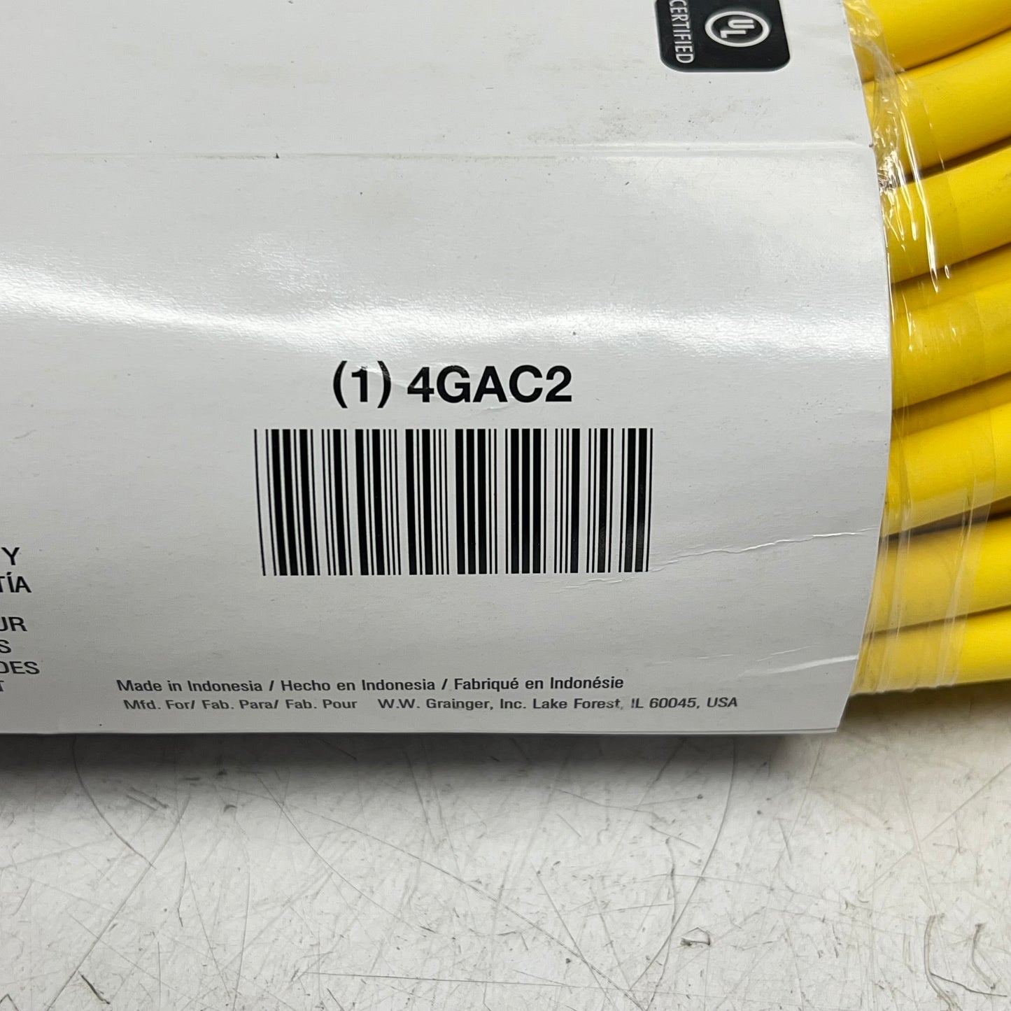 POWER FIRST Indoor & Outdoor Lighted Extension Cord 100' 15.0 AMP 4GAC2